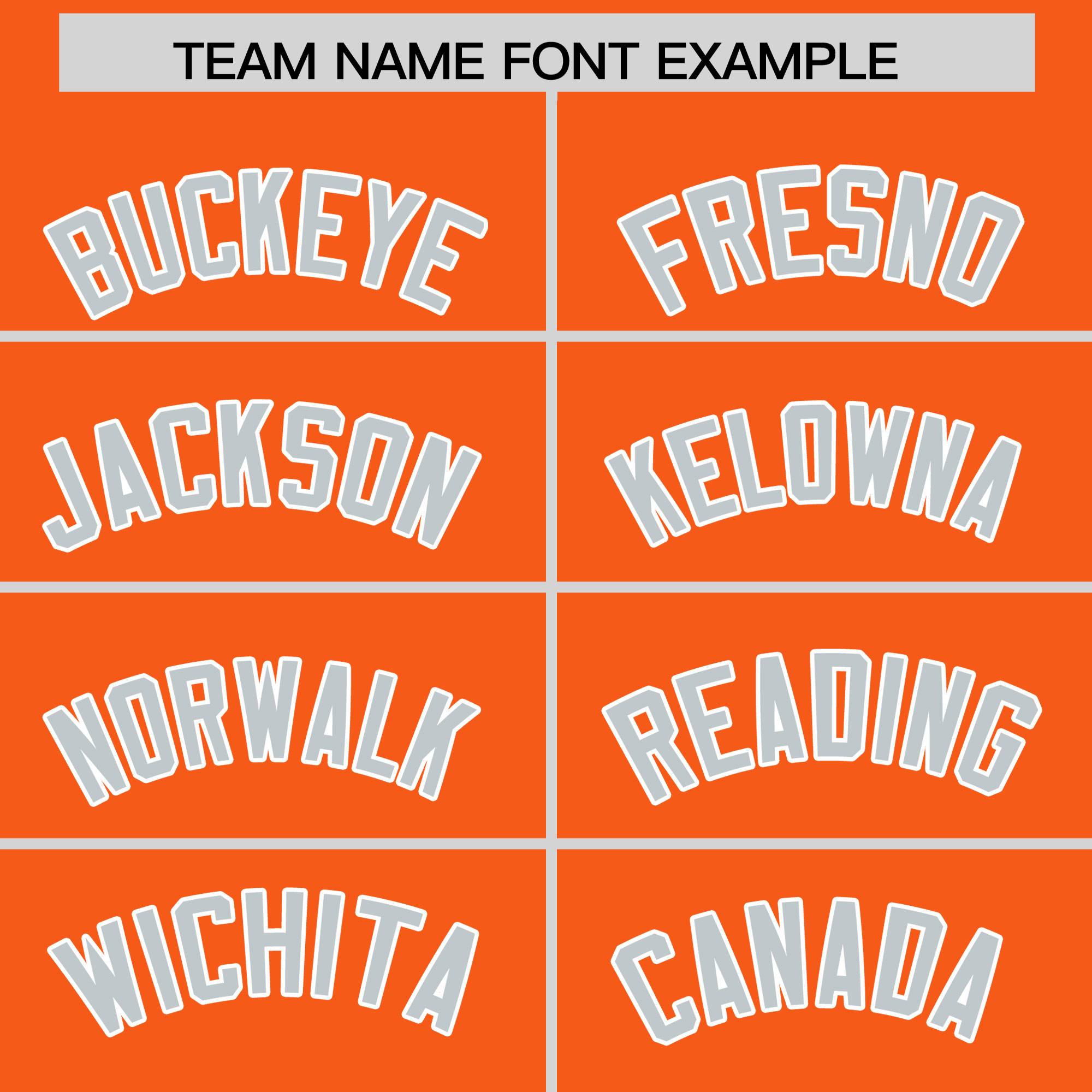 Custom Orange Silver Grid Blur Pattern Authentic Baseball Jersey