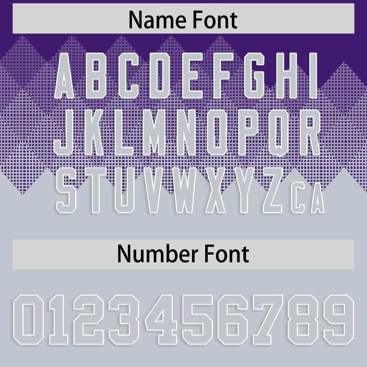 Custom Purple Silver Grid Blur Pattern Authentic Baseball Jersey