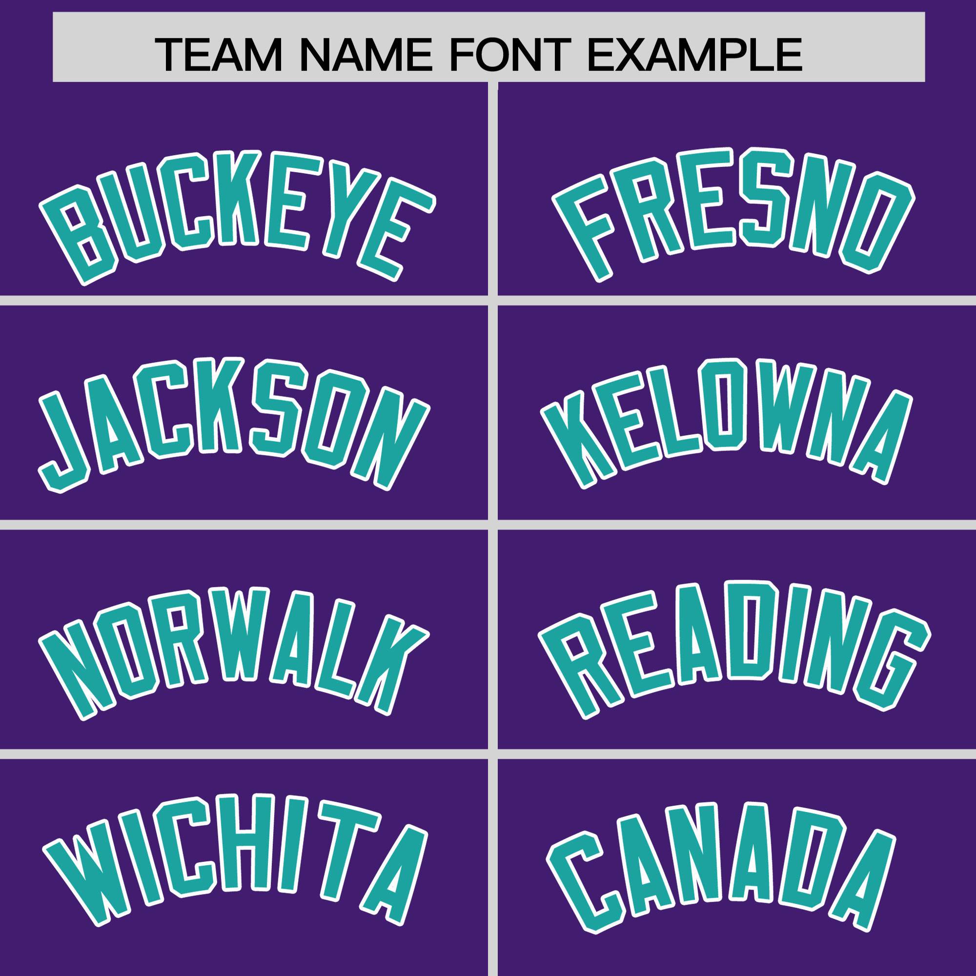 Custom Purple Aqua Grid Blur Pattern Authentic Baseball Jersey
