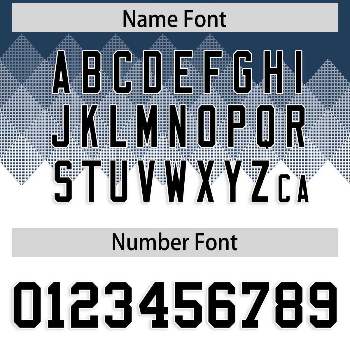 Custom Midnight Blue White Grid Blur Pattern Authentic Baseball Jersey