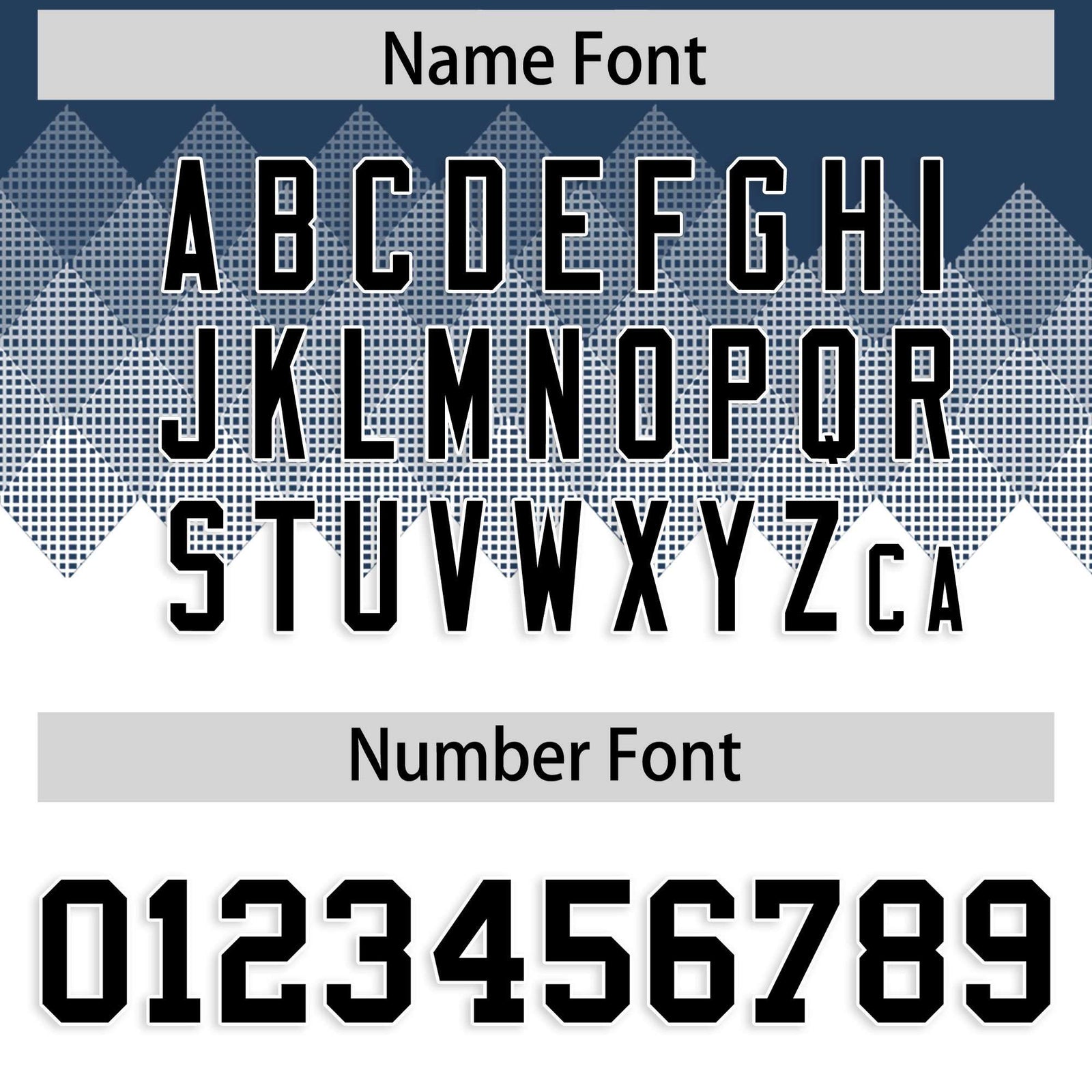 Custom Midnight Blue White Grid Blur Pattern Authentic Baseball Jersey