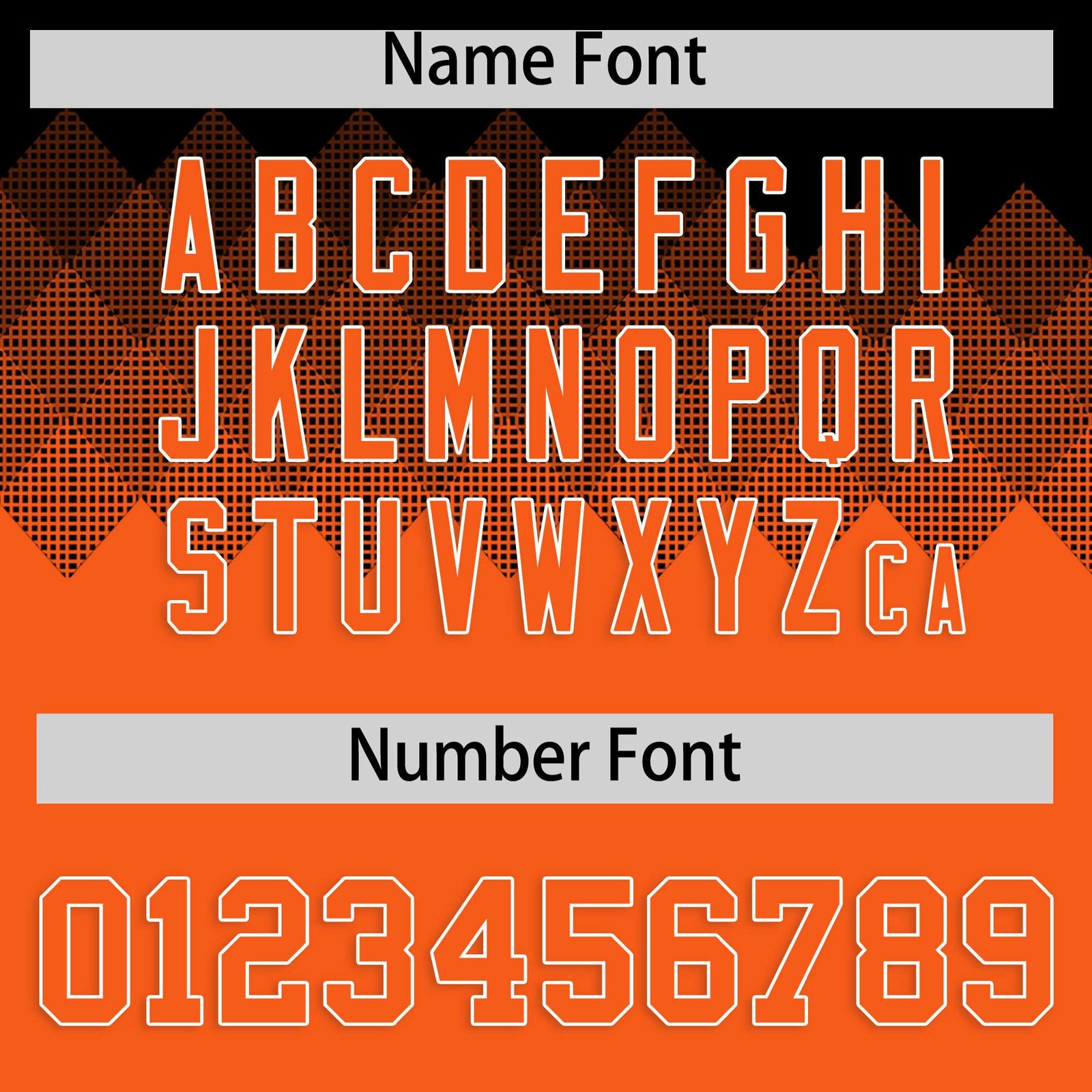 Custom Black Orange Grid Blur Pattern Authentic Baseball Jersey