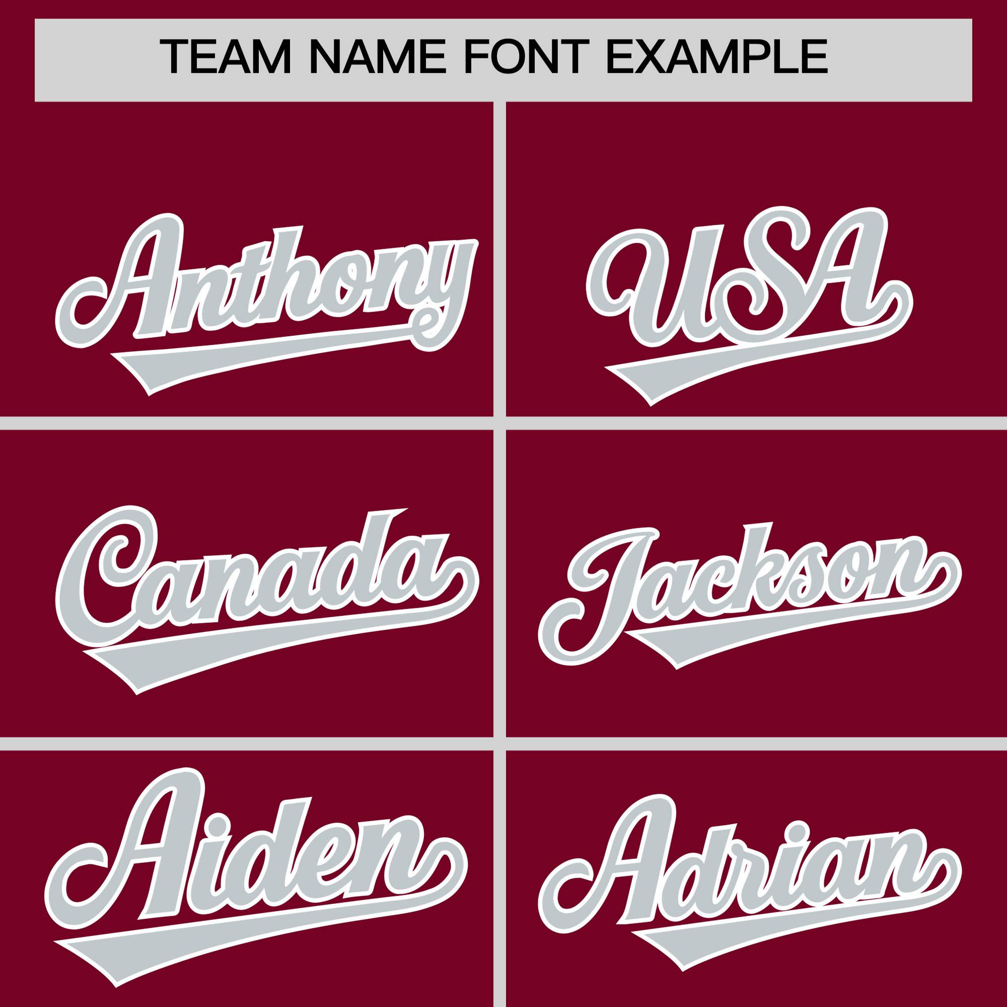 Custom Crimson Silver Grid Blur Pattern Authentic Baseball Jersey