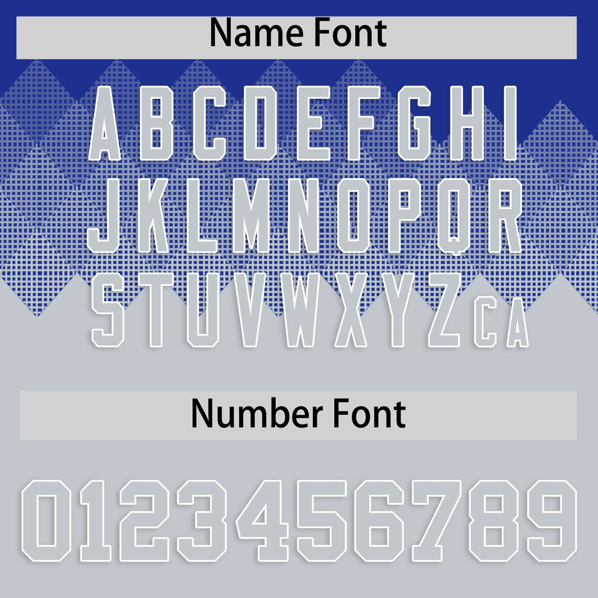 Custom Royal White Grid Blur Pattern Authentic Baseball Jersey