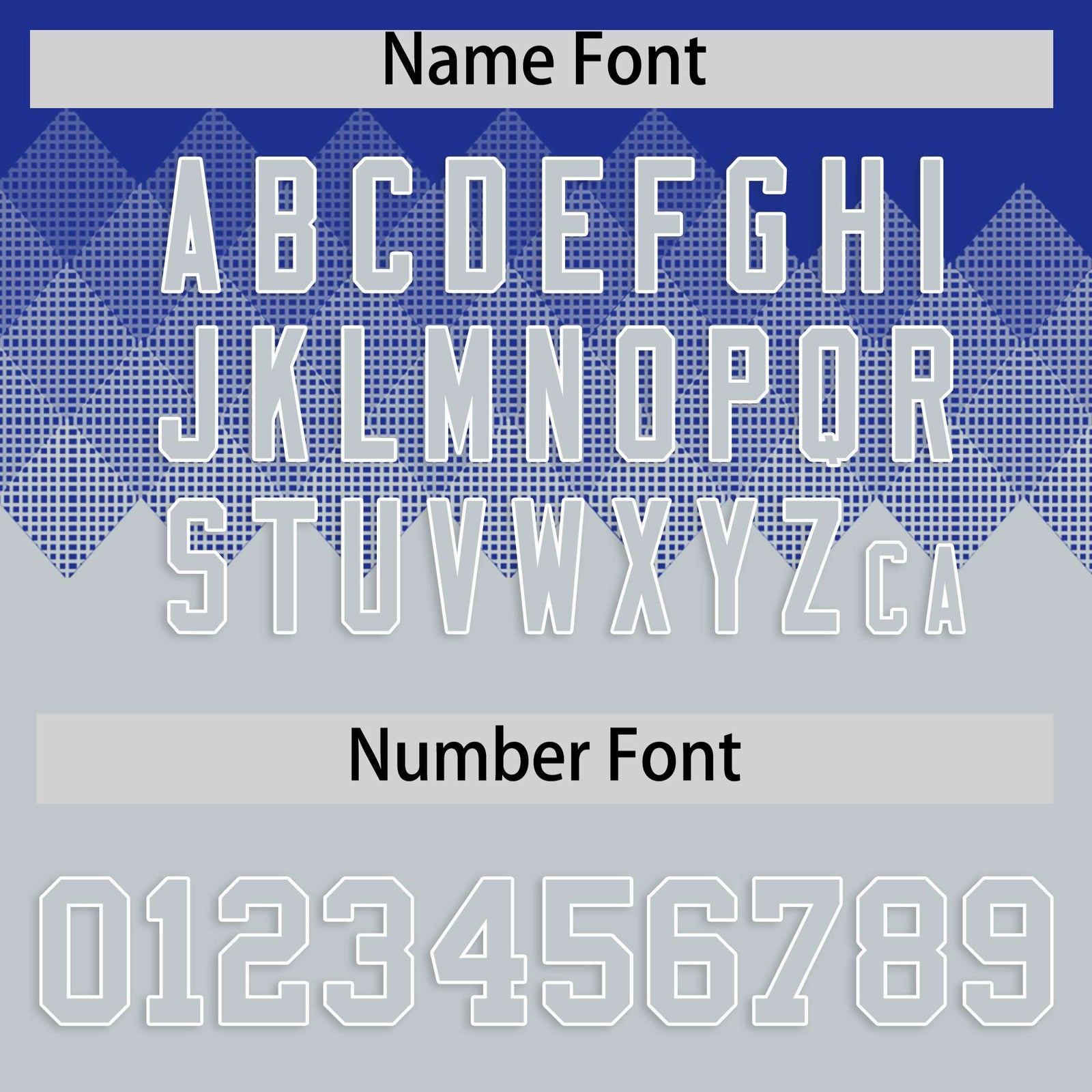 Custom Royal White Grid Blur Pattern Authentic Baseball Jersey