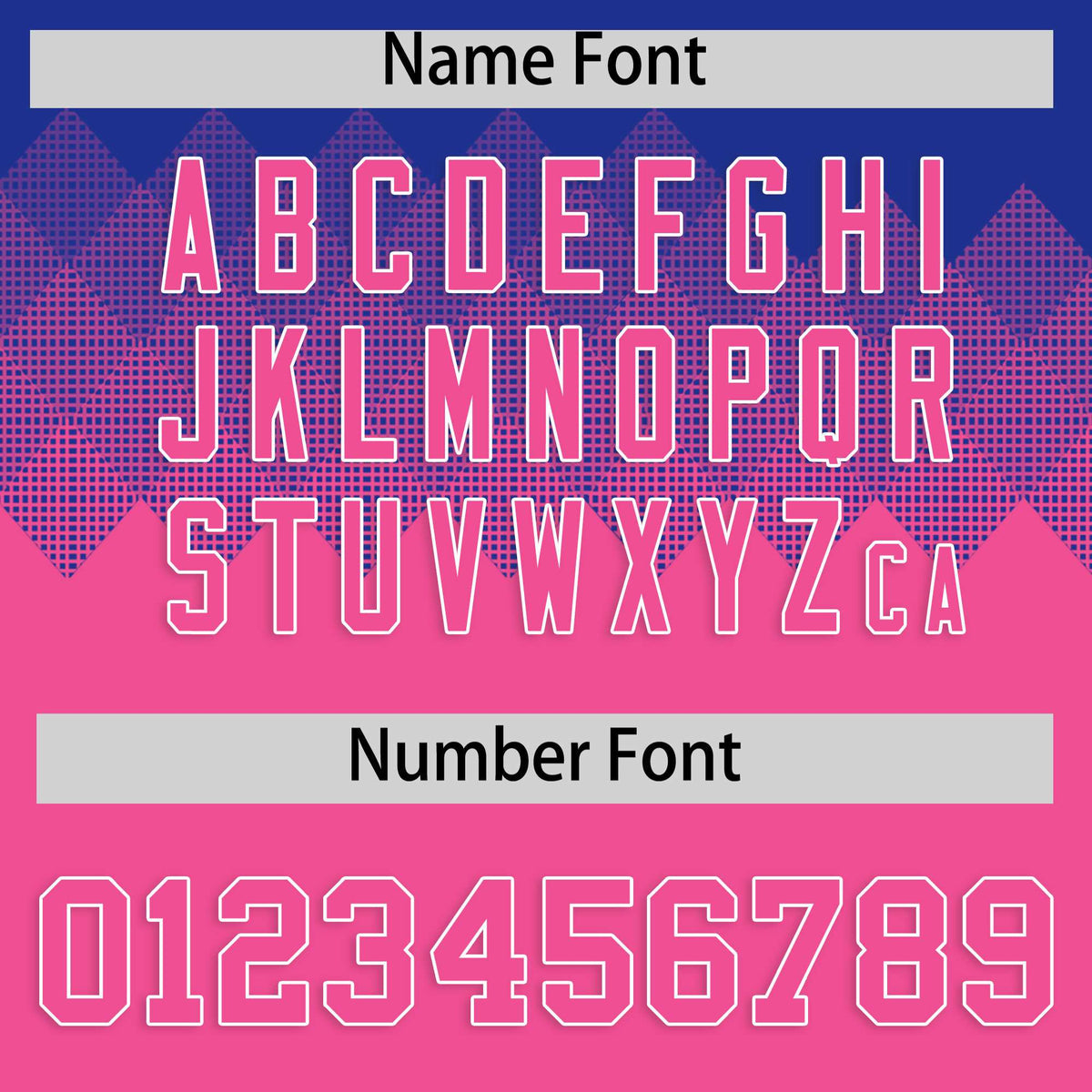 Custom Royal Pink Grid Blur Pattern Authentic Baseball Jersey