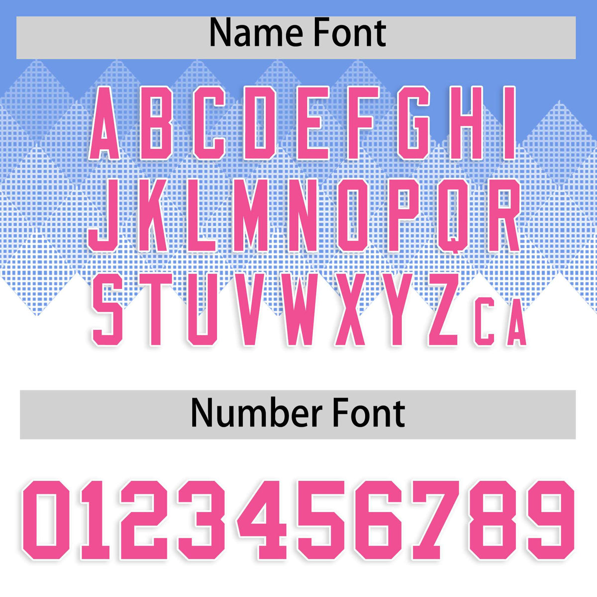 Custom Light Blue White Grid Blur Pattern Authentic Baseball Jersey