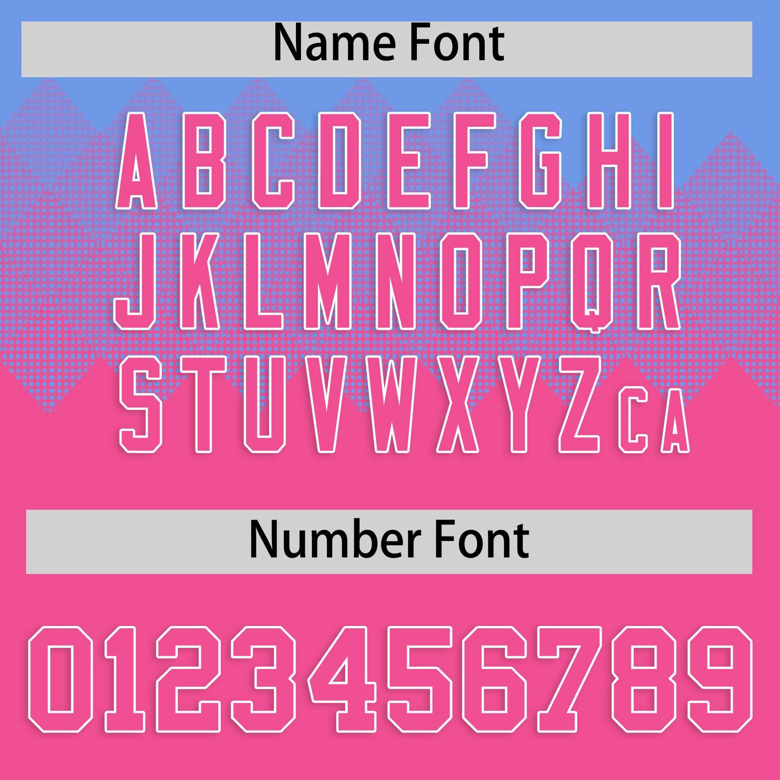 Custom Light Blue Pink Grid Blur Pattern Authentic Baseball Jersey