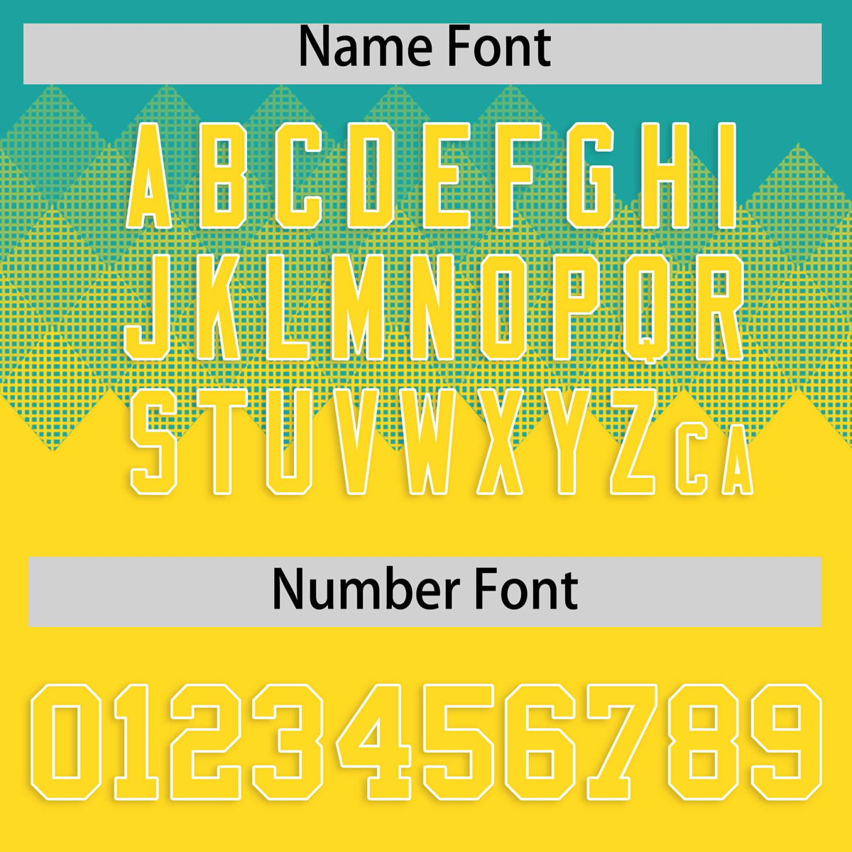 Custom Aqua Gold Grid Blur Pattern Authentic Baseball Jersey