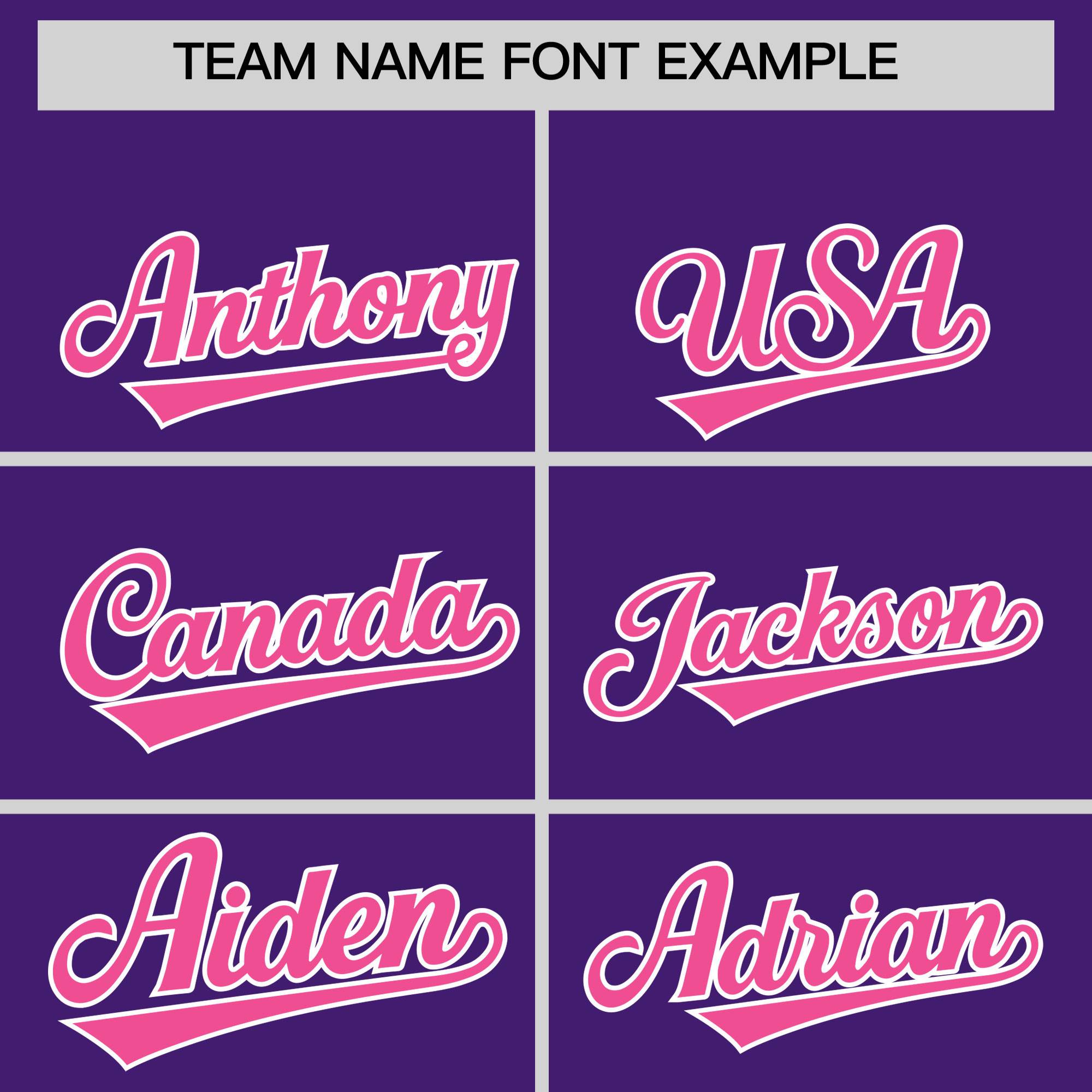 Custom Purple Pink Grid Blur Pattern Authentic Baseball Jersey