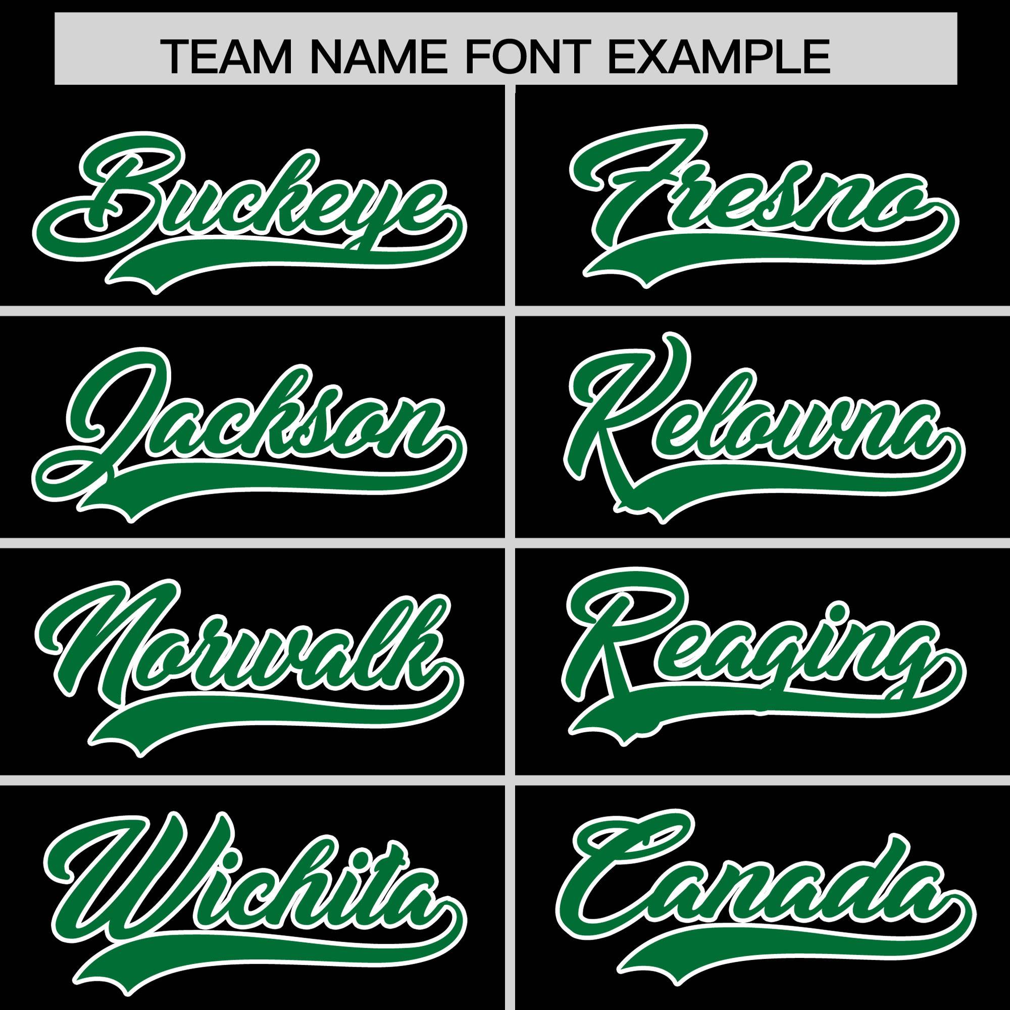 Custom Black Kelly Green Grid Blur Pattern Authentic Baseball Jersey