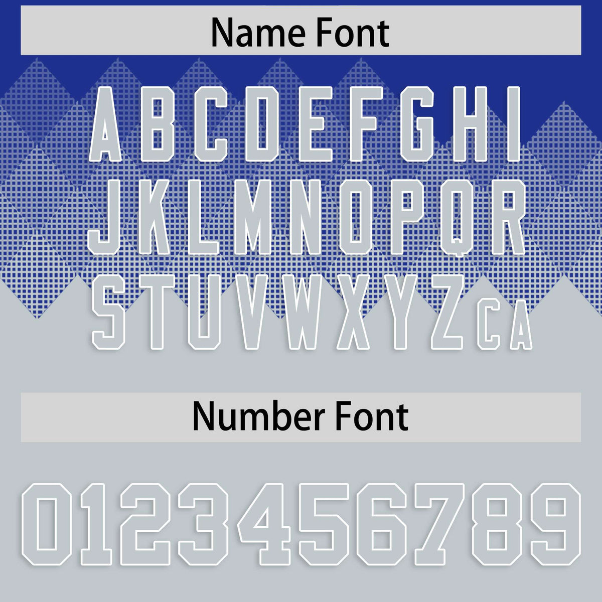 Custom Royal White Grid Blur Pattern Authentic Baseball Jersey