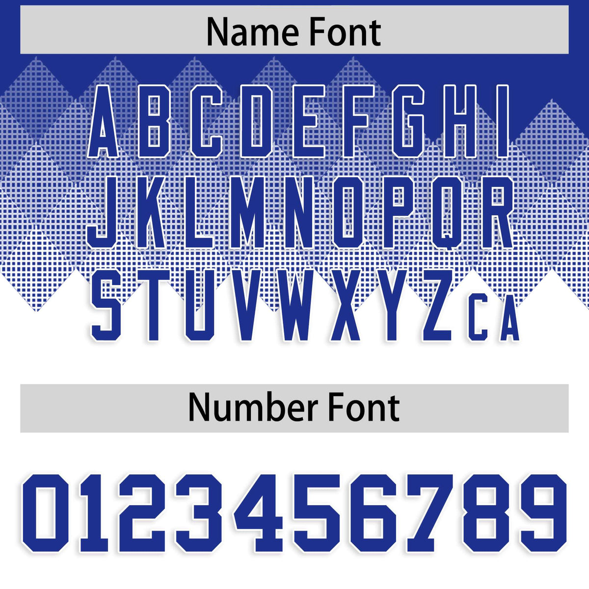 Custom Royal White Grid Blur Pattern Authentic Baseball Jersey