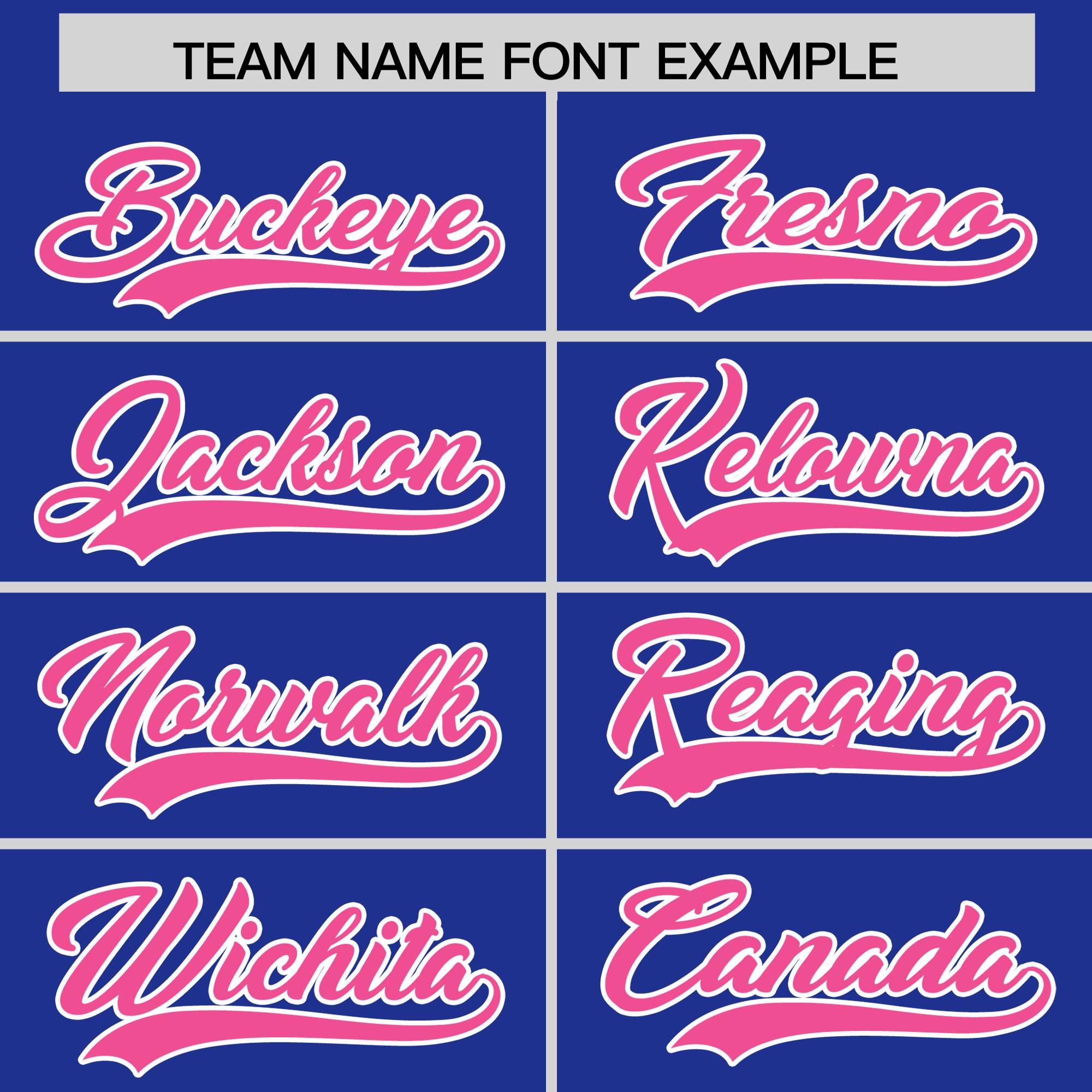 Custom Royal Pink Grid Blur Pattern Authentic Baseball Jersey