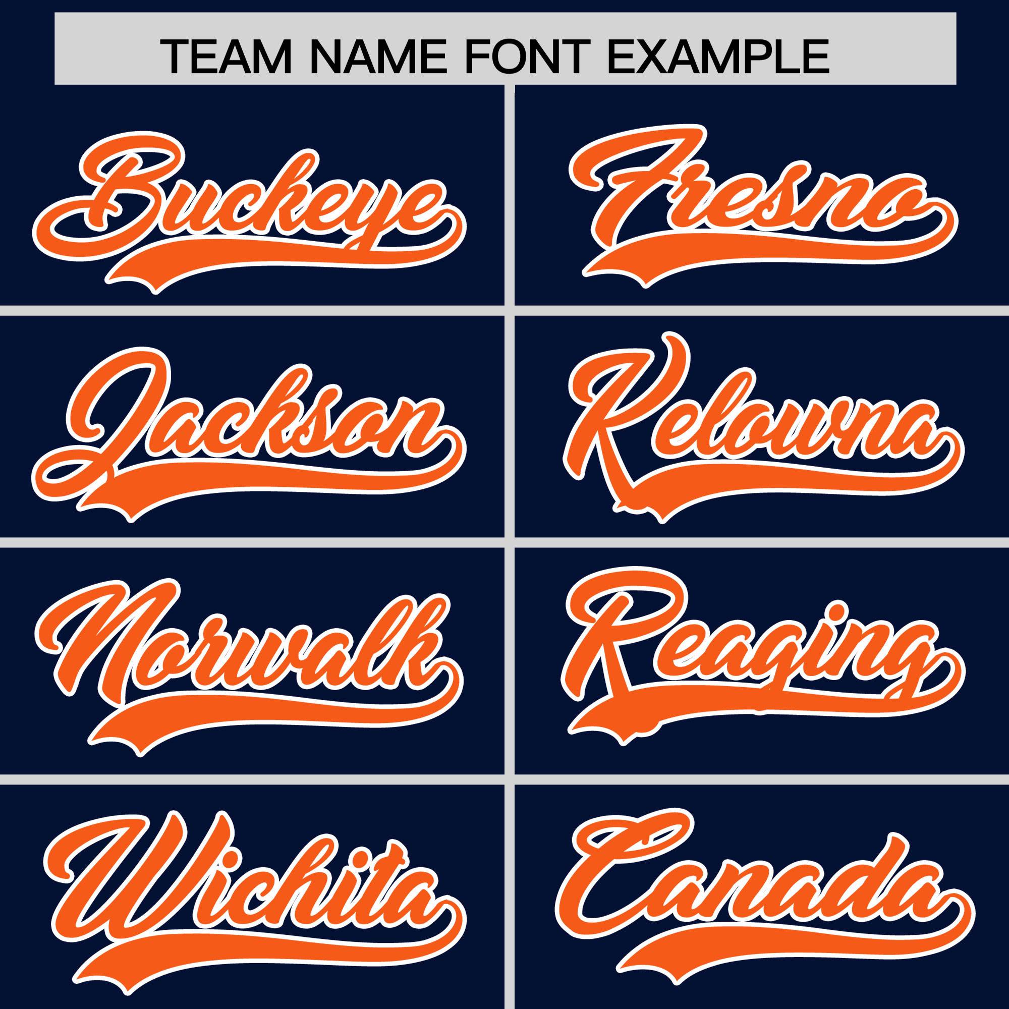 Custom Navy Orange Grid Blur Pattern Authentic Baseball Jersey