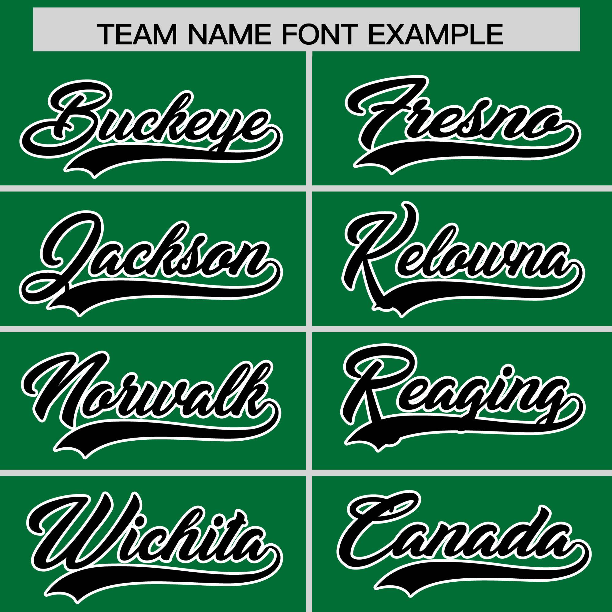 Custom Kelly Green White Grid Blur Pattern Authentic Baseball Jersey