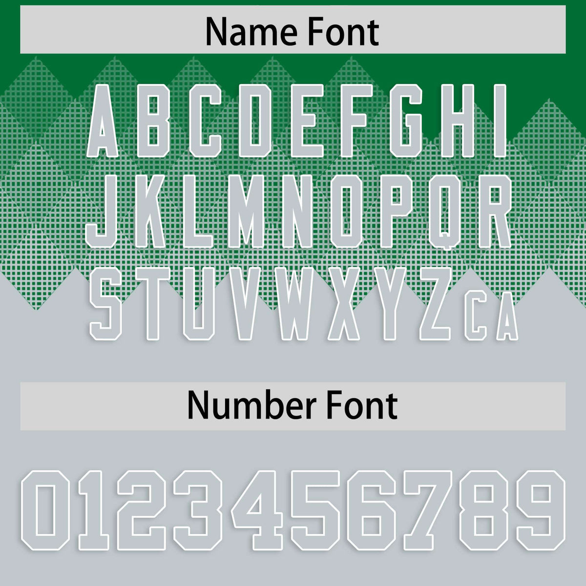 Custom Kelly Green Silver Grid Blur Pattern Authentic Baseball Jersey