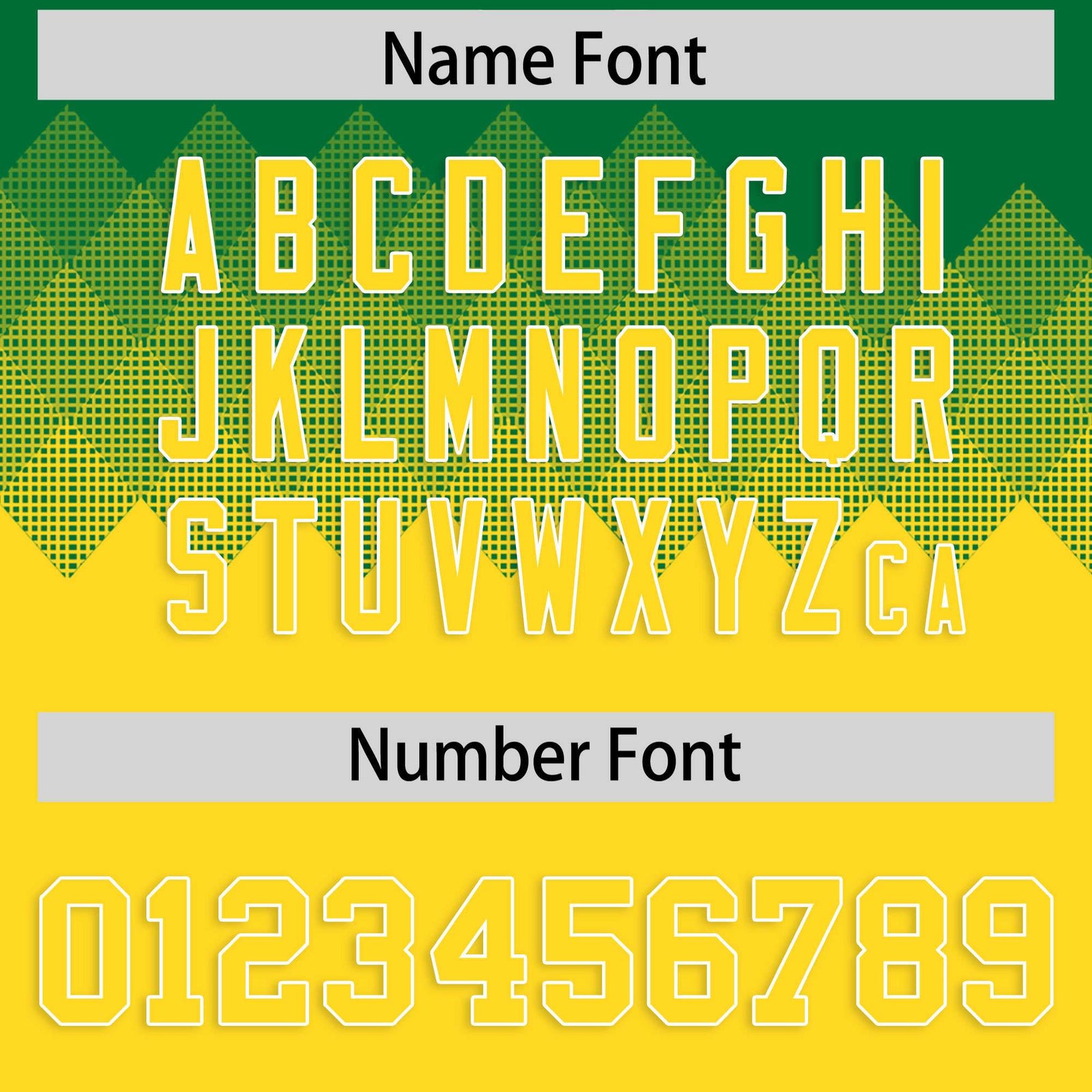 Custom Kelly Green Gold Grid Blur Pattern Authentic Baseball Jersey