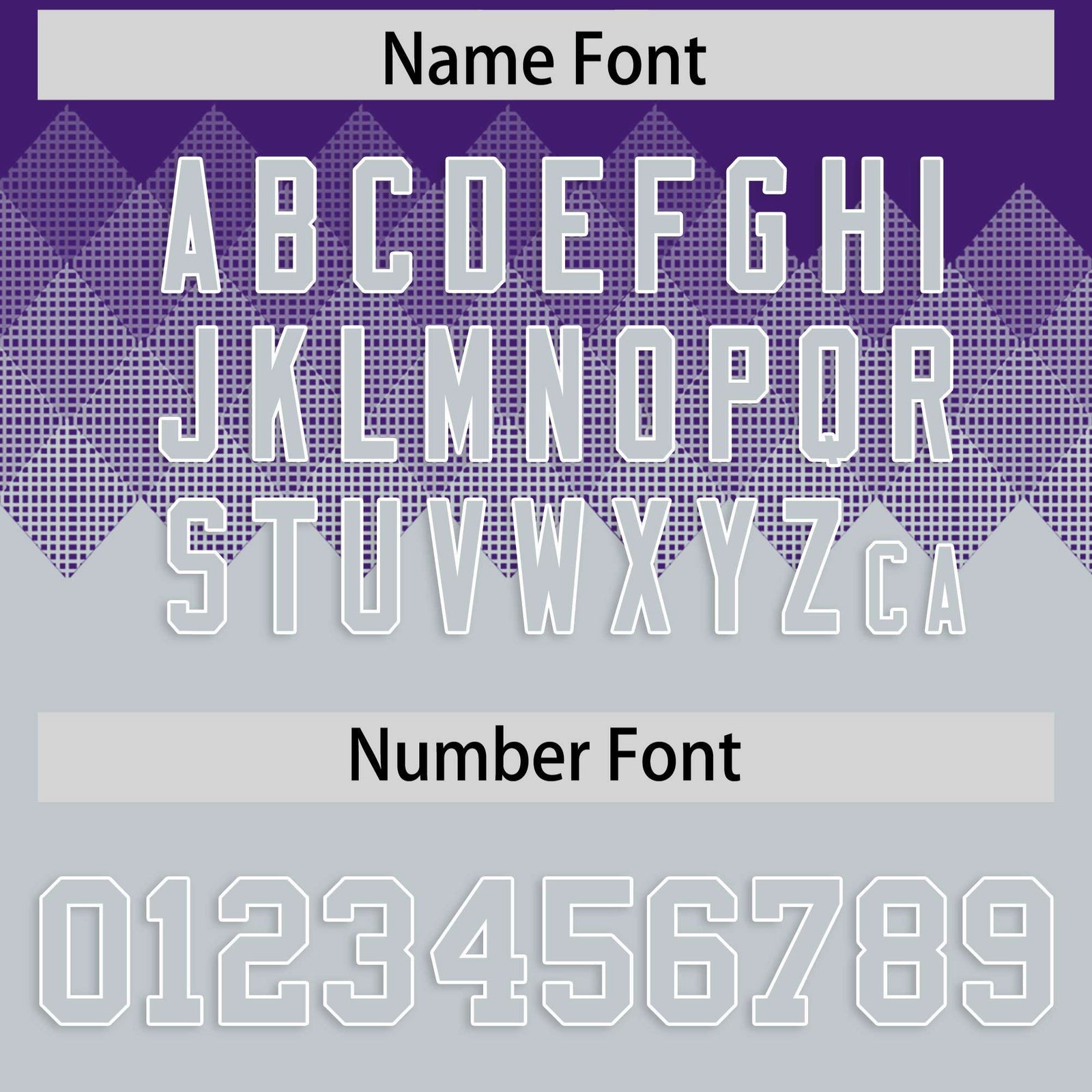 Custom Purple Silver Grid Blur Pattern Authentic Baseball Jersey