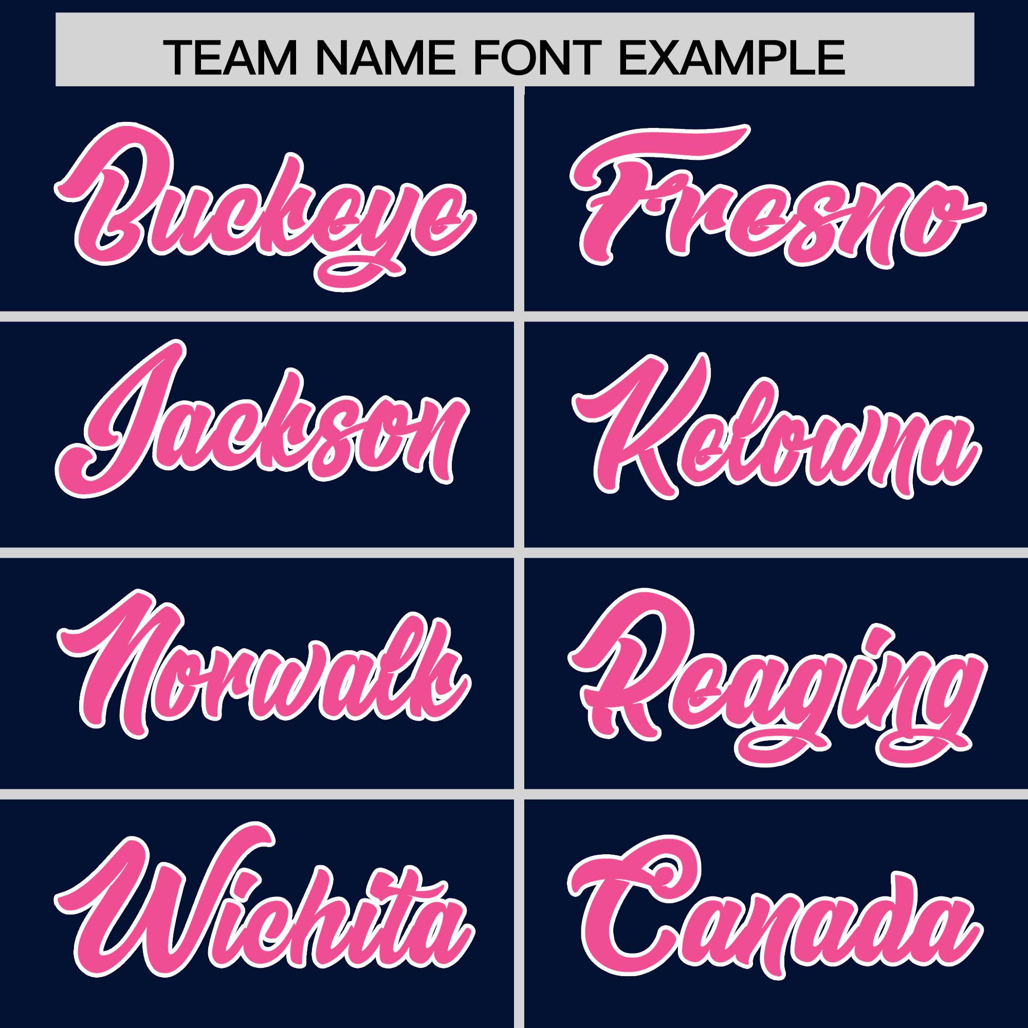 Custom Navy Pink Grid Blur Pattern Authentic Baseball Jersey