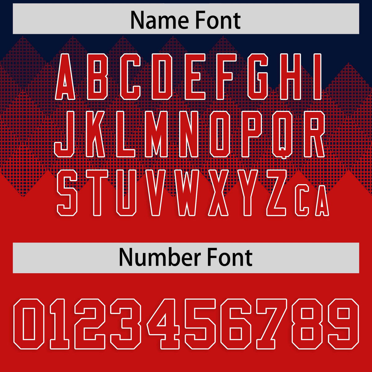 Custom Navy Red Grid Blur Pattern Authentic Baseball Jersey