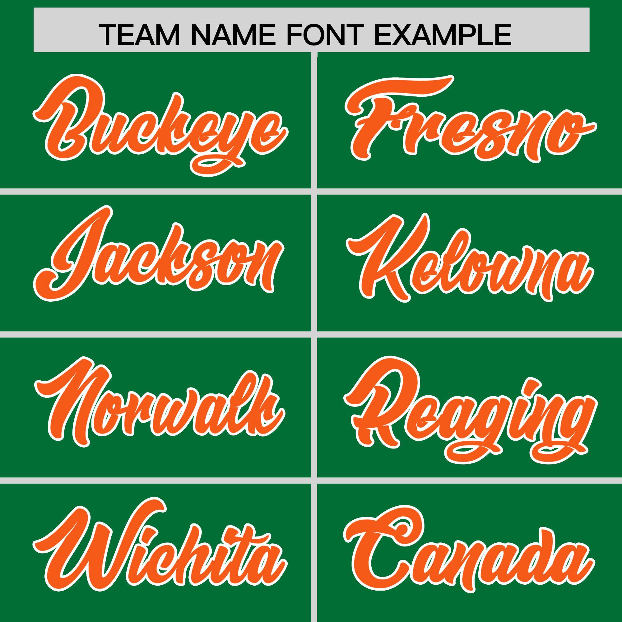 Custom Kelly Green Orange Grid Blur Pattern Authentic Baseball Jersey