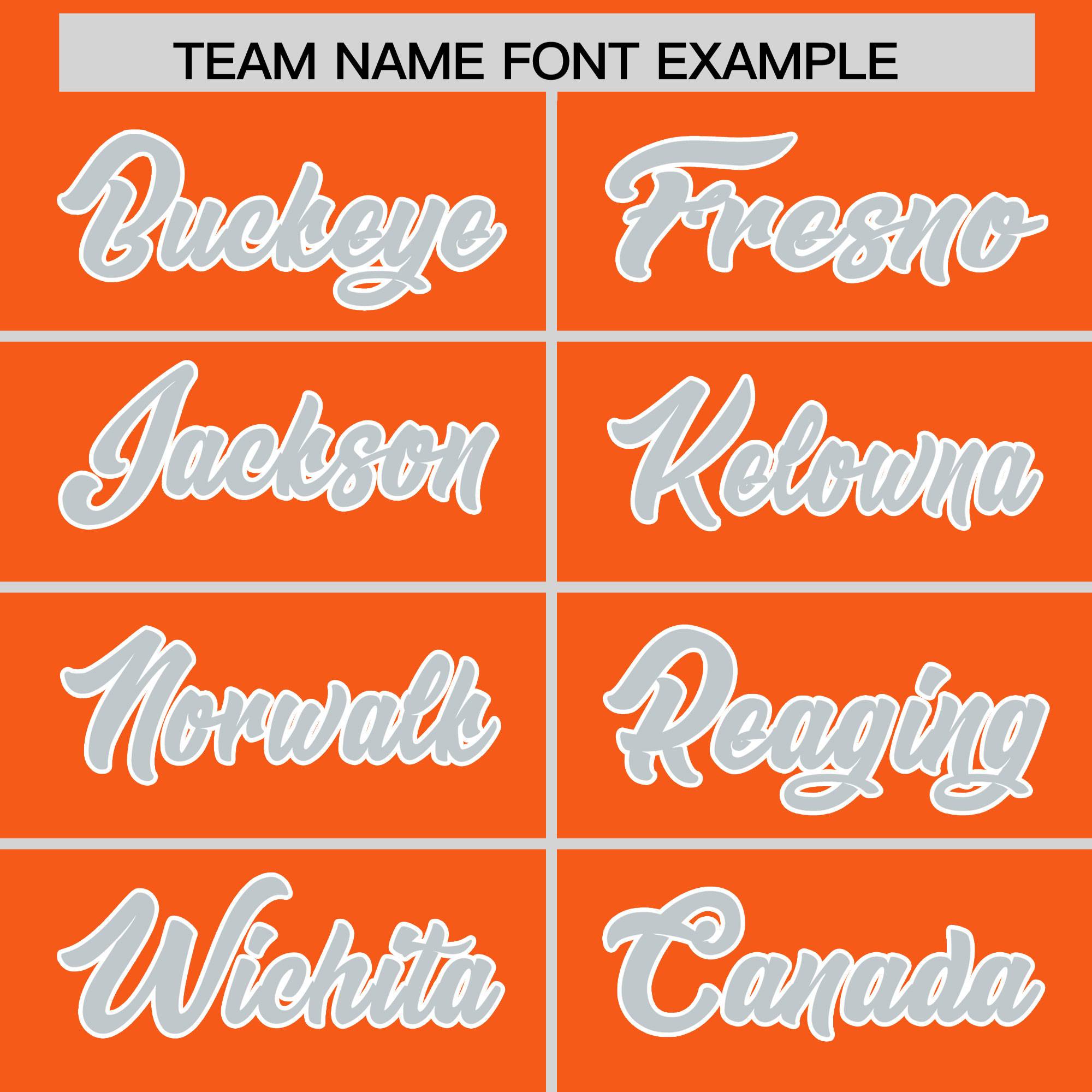 Custom Orange Silver Grid Blur Pattern Authentic Baseball Jersey
