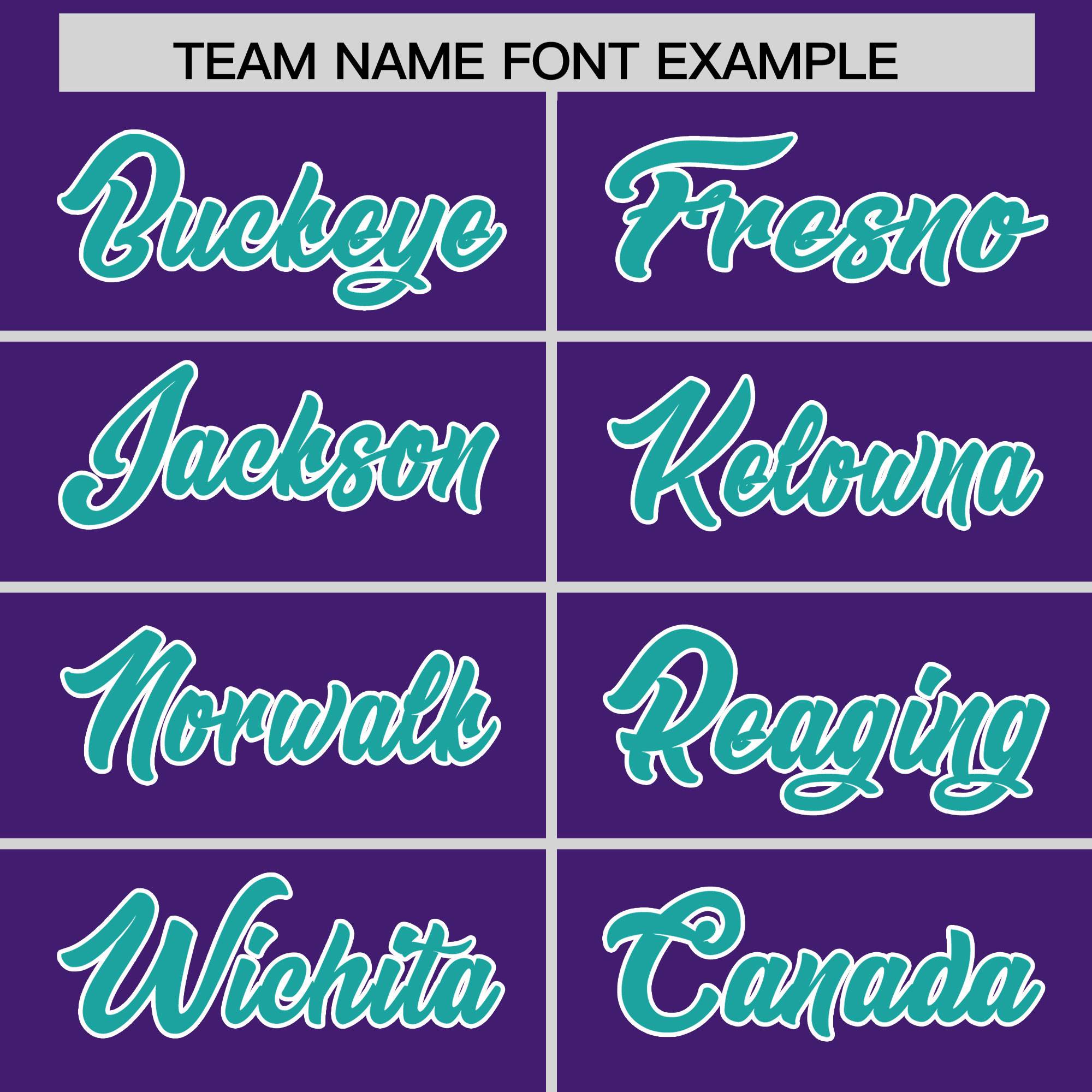 Custom Purple Aqua Grid Blur Pattern Authentic Baseball Jersey