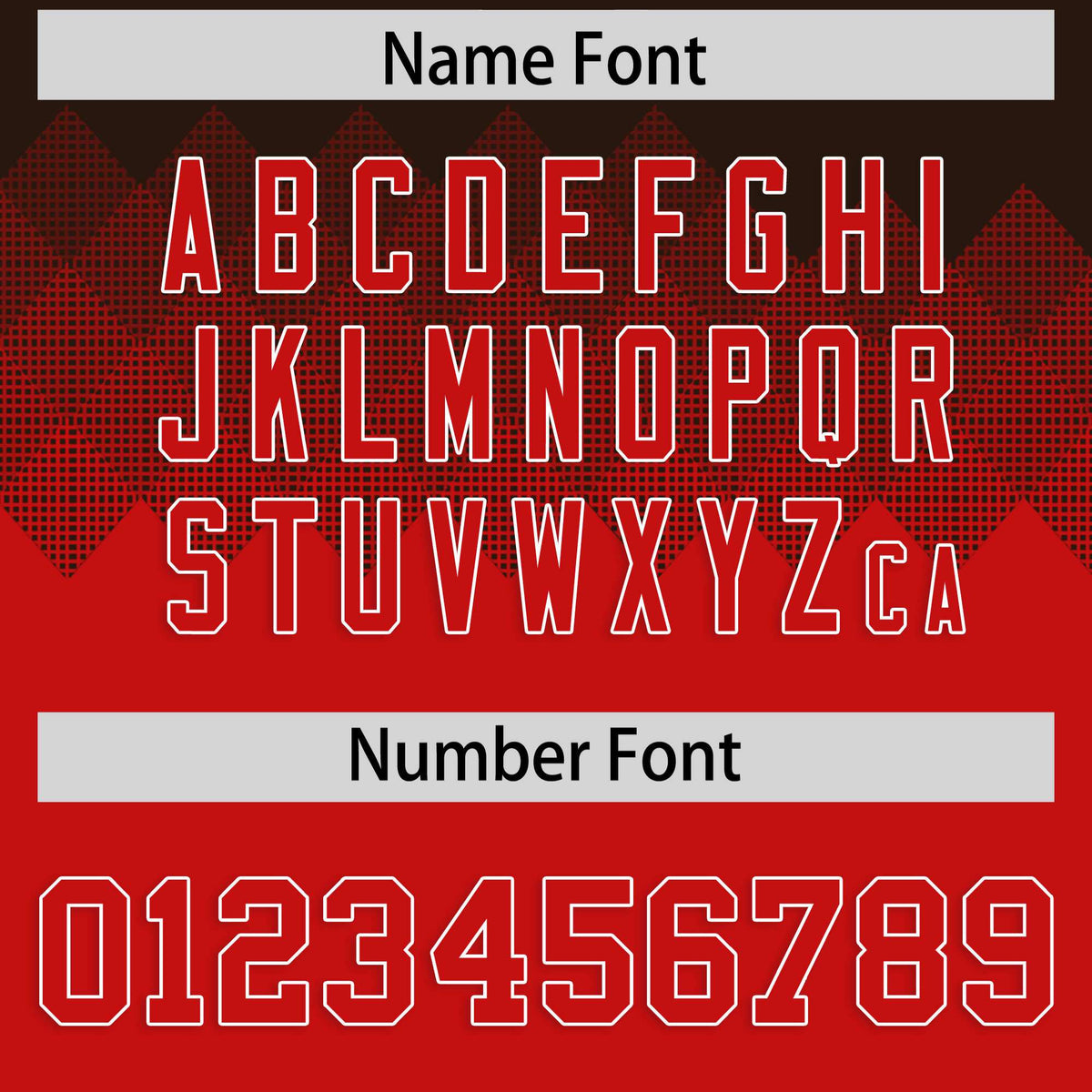 Custom Brown Red Grid Blur Pattern Authentic Baseball Jersey