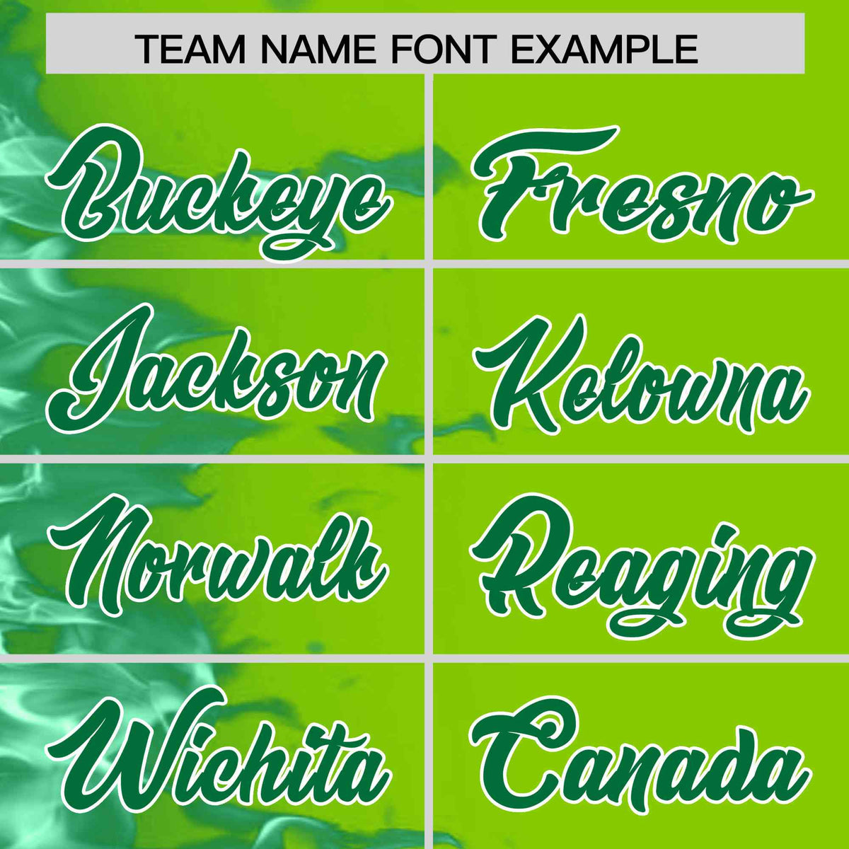 Custom Neon Green Personalized 3D Flame Design Authentic Baseball Jersey