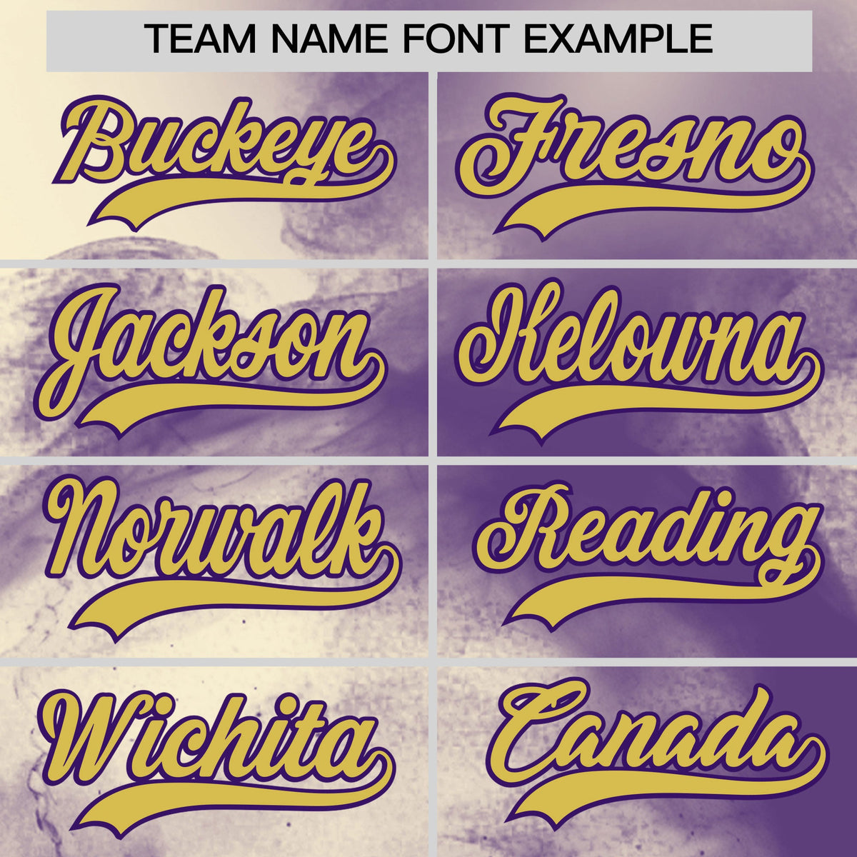 Custom Cream Purple Old Gold skeleton Graffiti Pattern Lightweight Baseball Jersey| KXKSHOP