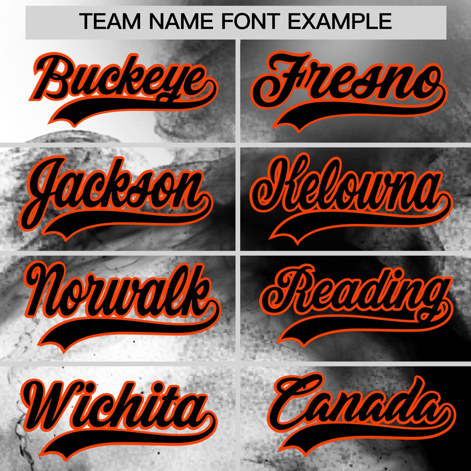 Custom White Black Orange skeleton Graffiti Pattern Quick Dry Baseball Jersey| KXKSHOP