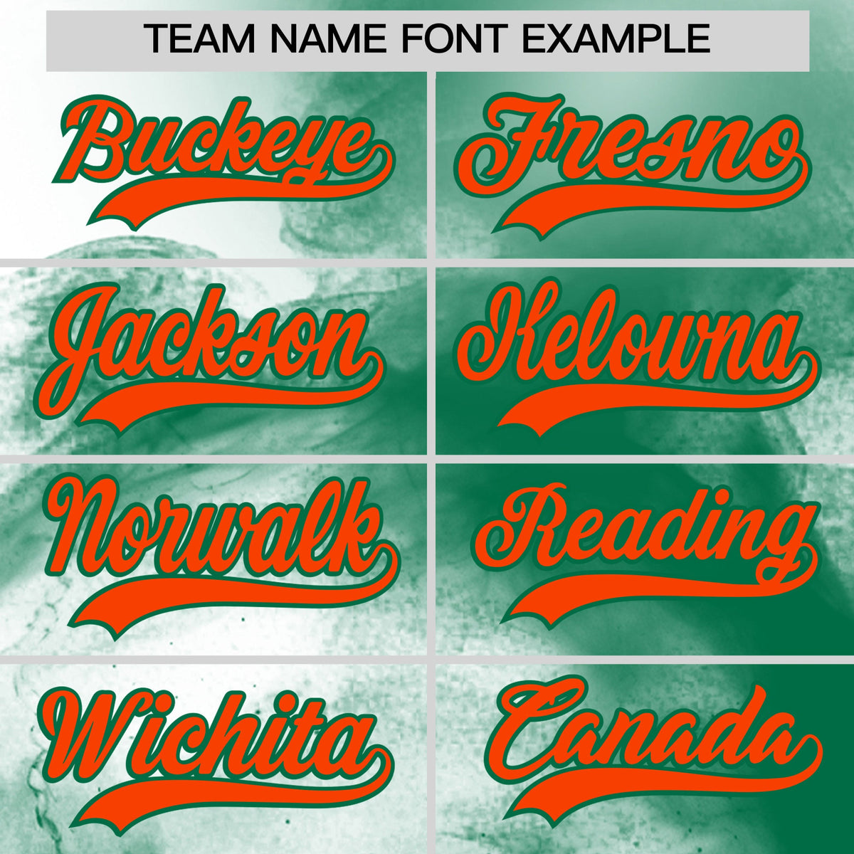 Custom White Kelly Green Orange skeleton Graffiti Pattern Quick Dry Baseball Jersey| KXKSHOP