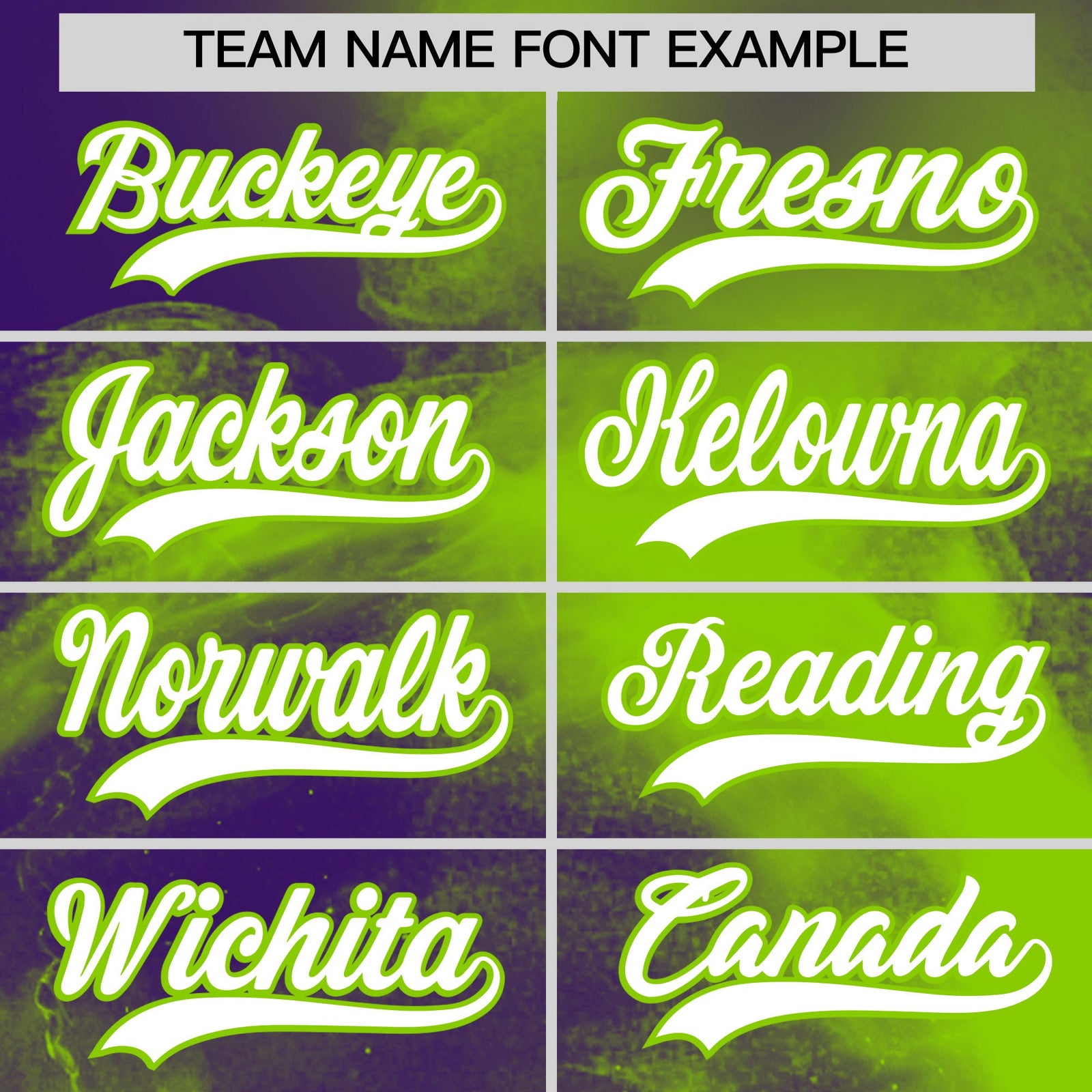 Custom Purple Neon Green White skeleton Graffiti Pattern Quick Dry Baseball Jersey| KXKSHOP