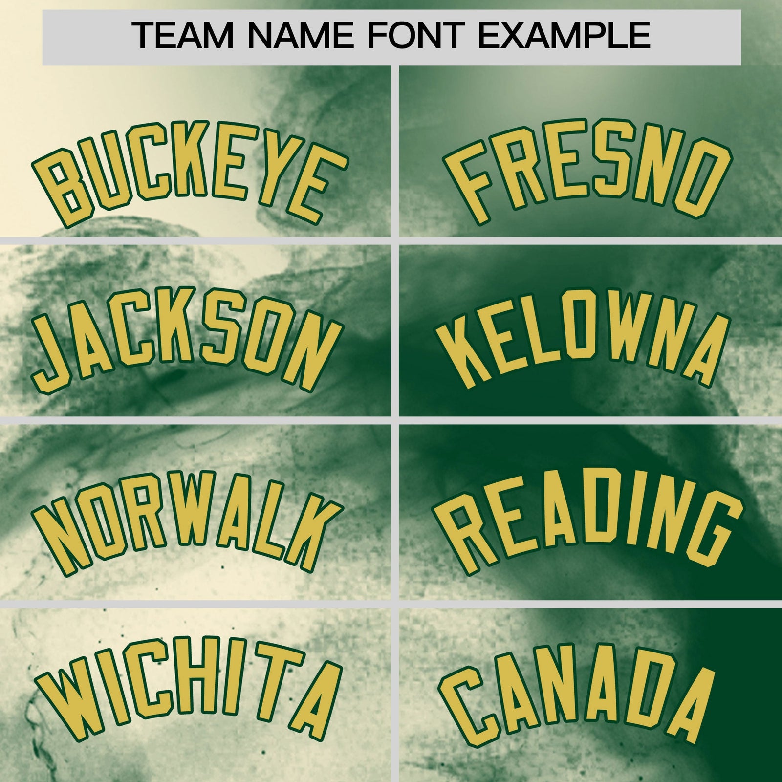 Custom Cream Dark Green Old Gold skeleton Graffiti Pattern Quick Dry Baseball Jersey| KXKSHOP