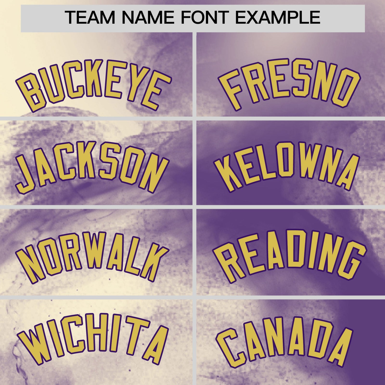 Custom Cream Purple Old Gold skeleton Graffiti Pattern Lightweight Baseball Jersey| KXKSHOP