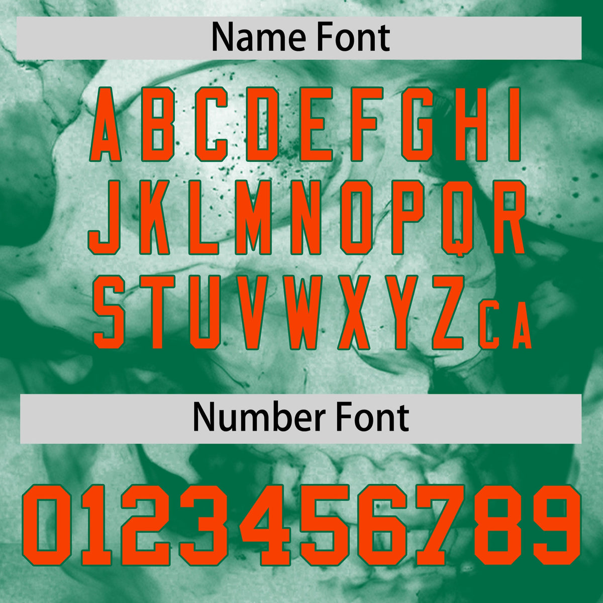 Custom White Kelly Green Orange skeleton Graffiti Pattern Quick Dry Baseball Jersey| KXKSHOP