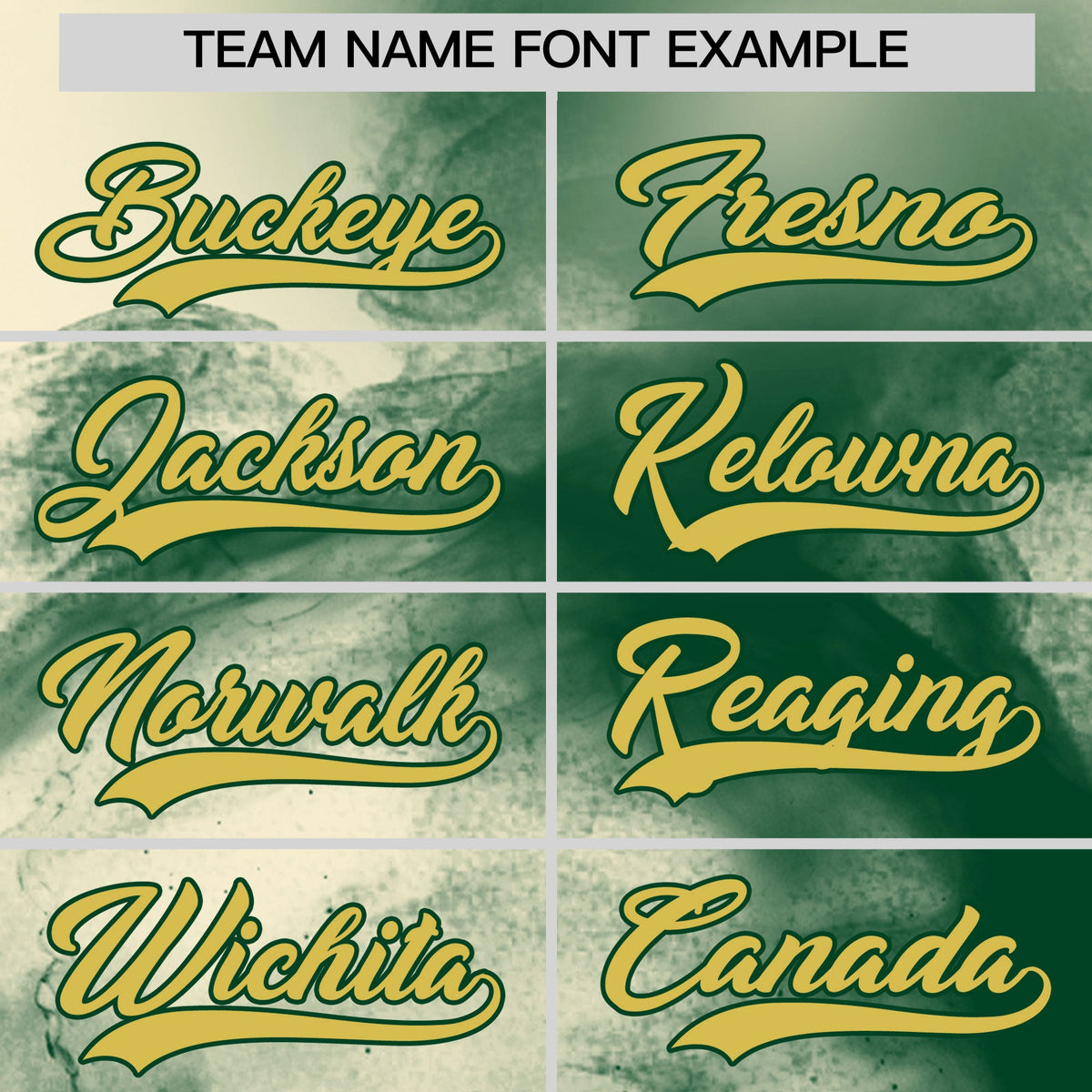 Custom Cream Dark Green Old Gold skeleton Graffiti Pattern Quick Dry Baseball Jersey| KXKSHOP