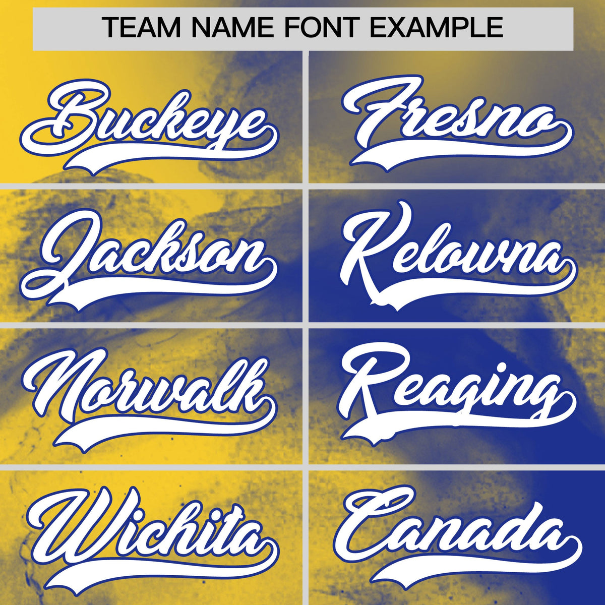 Custom Gold Royal Blue White skeleton Graffiti Pattern Lightweight Baseball Jersey| KXKSHOP