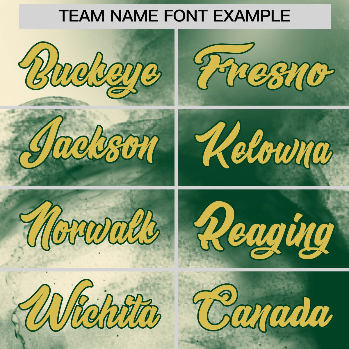 Custom Cream Dark Green Old Gold skeleton Graffiti Pattern Quick Dry Baseball Jersey| KXKSHOP