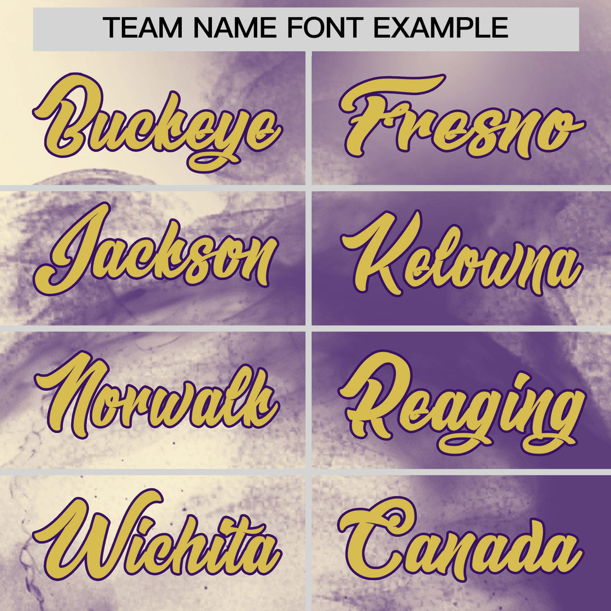 Custom Cream Purple Old Gold skeleton Graffiti Pattern Lightweight Baseball Jersey| KXKSHOP