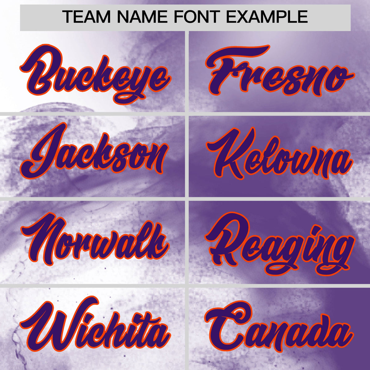 Custom White Purple Orange skeleton Graffiti Pattern Lightweight Baseball Jersey| KXKSHOP