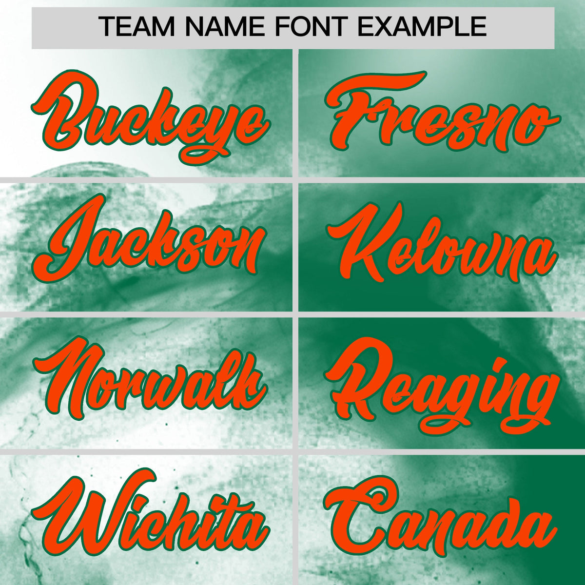 Custom White Kelly Green Orange skeleton Graffiti Pattern Quick Dry Baseball Jersey| KXKSHOP