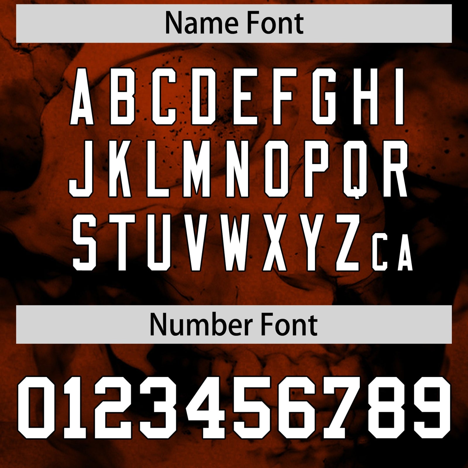 Custom Dark Orange Black White skeleton Graffiti Pattern Quick Dry Baseball Jersey| KXKSHOP