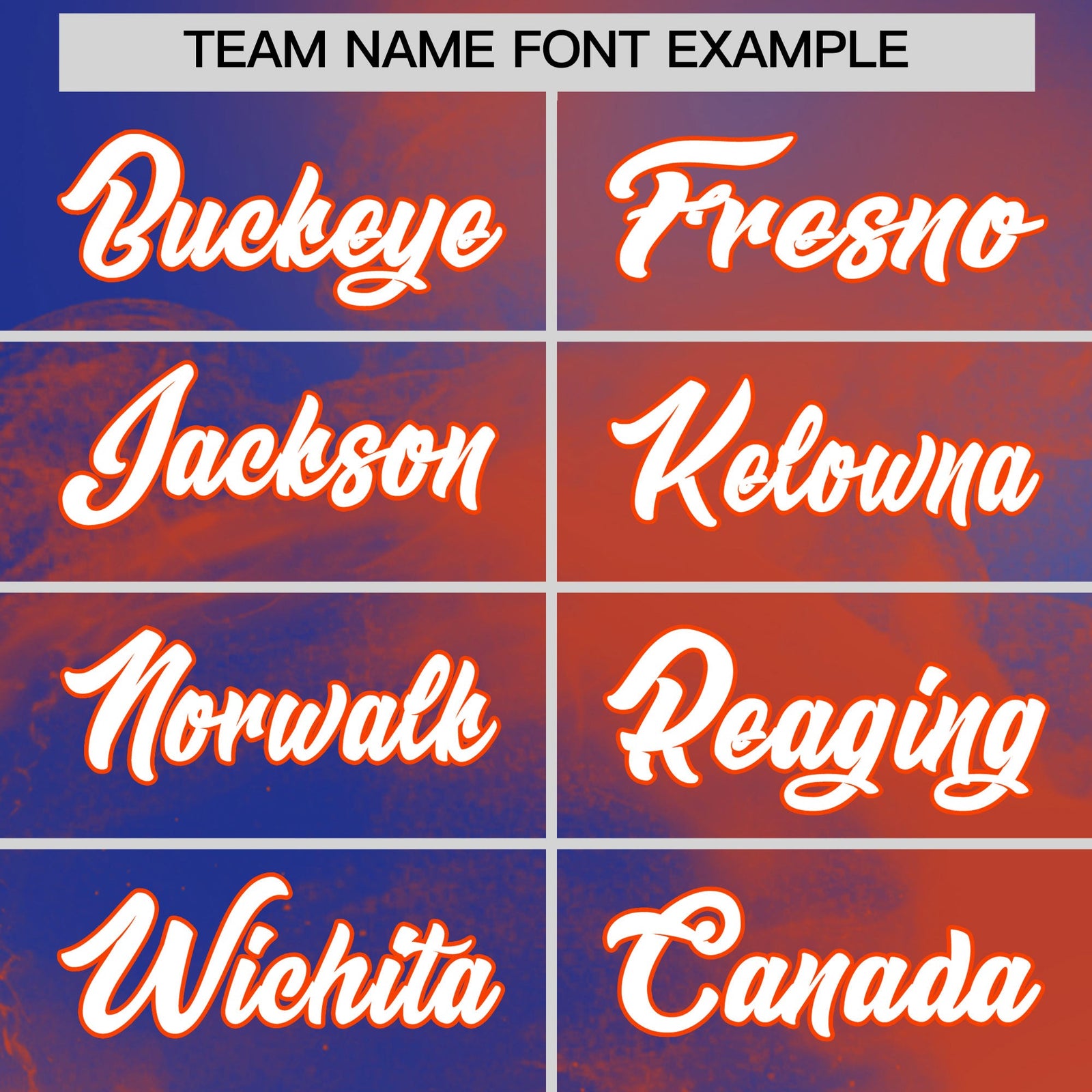 Custom Royal Blue Orange White skeleton Graffiti Pattern Quick Dry Baseball Jersey| KXKSHOP
