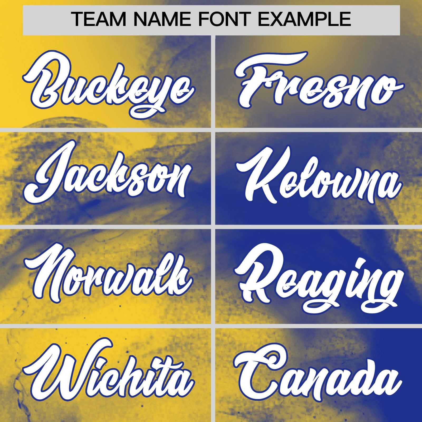 Custom Gold Royal Blue White skeleton Graffiti Pattern Lightweight Baseball Jersey| KXKSHOP