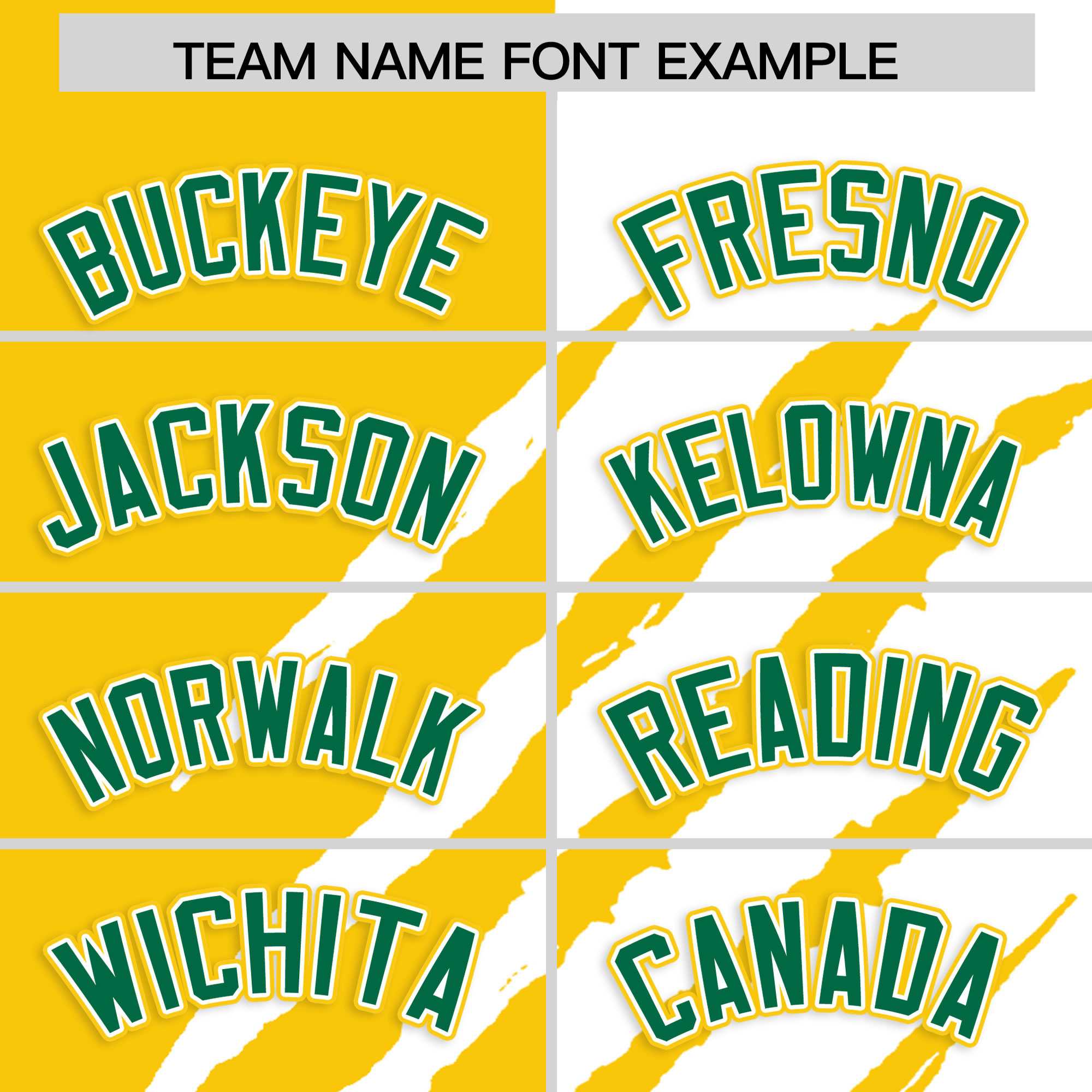 Custom Gold White Split Tiger Claw Scratch Pattern Baseball Jersey