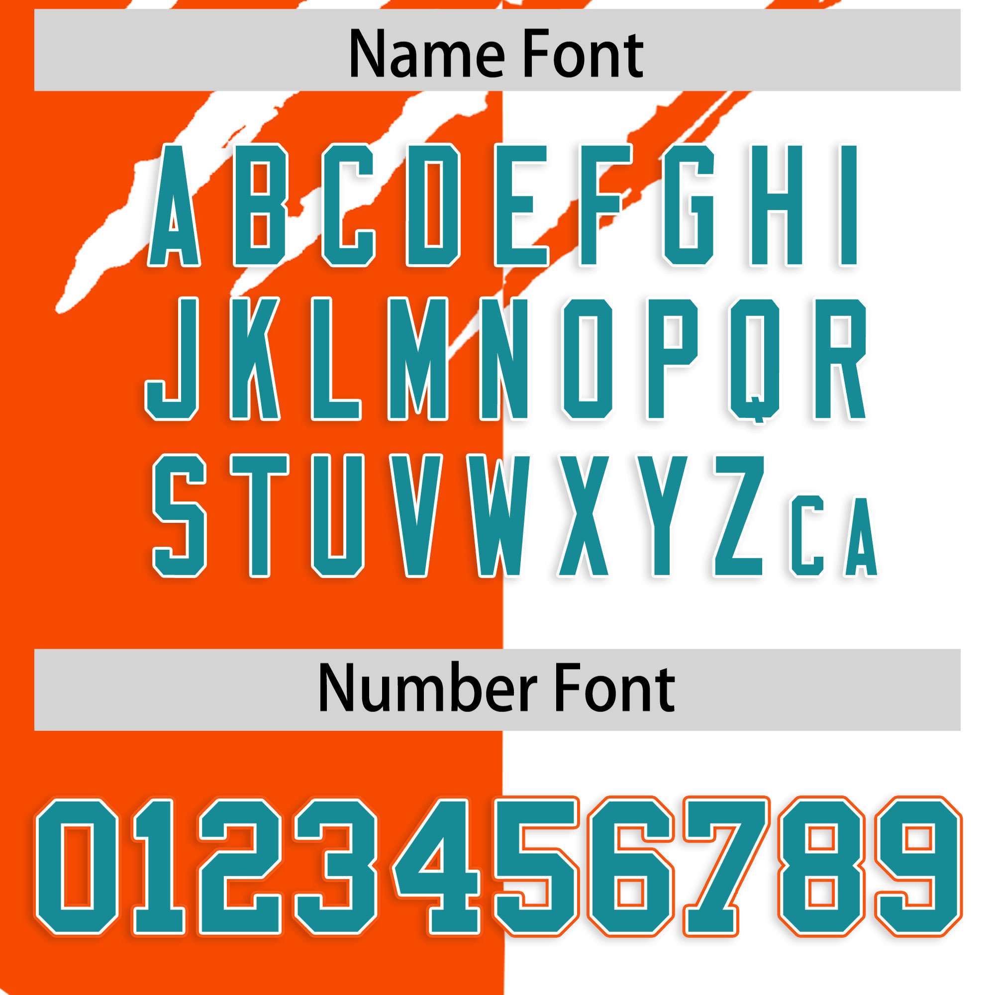 Custom Orange White Split Tiger Claw Scratch Pattern Baseball Jersey