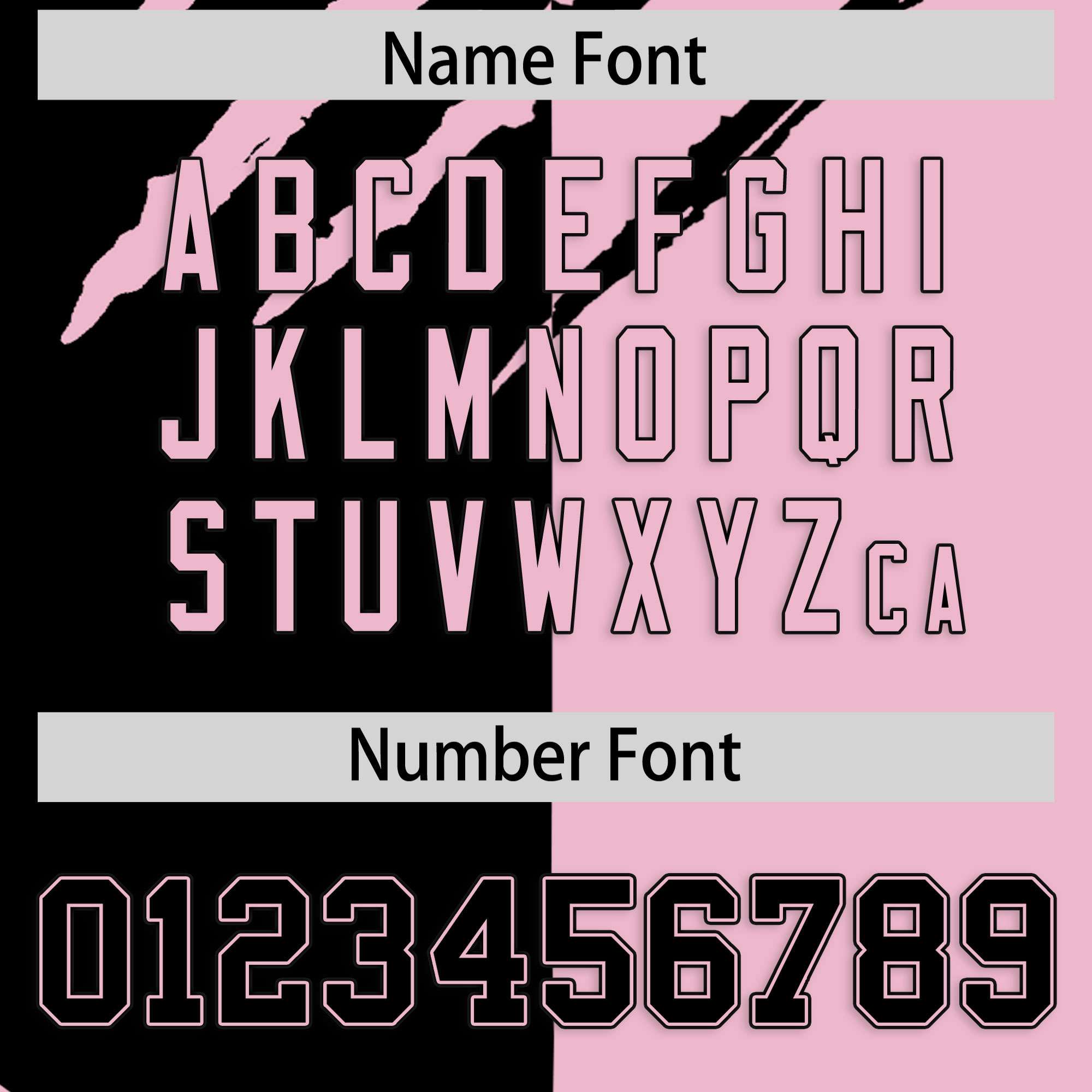 Custom Black Light Pink Split Tiger Claw Scratch Pattern Baseball Jersey