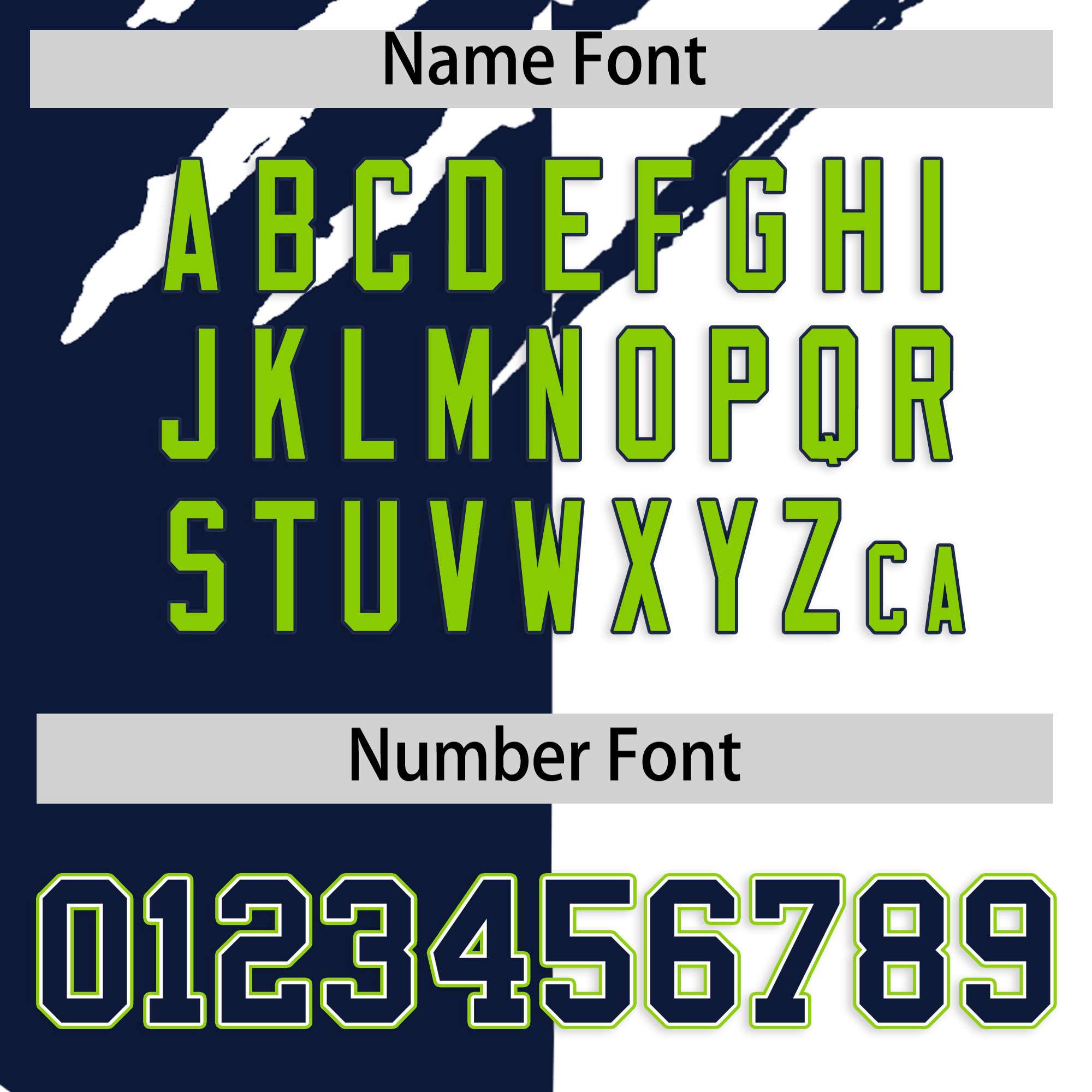 Custom Navy White Split Tiger Claw Scratch Pattern Baseball Jersey